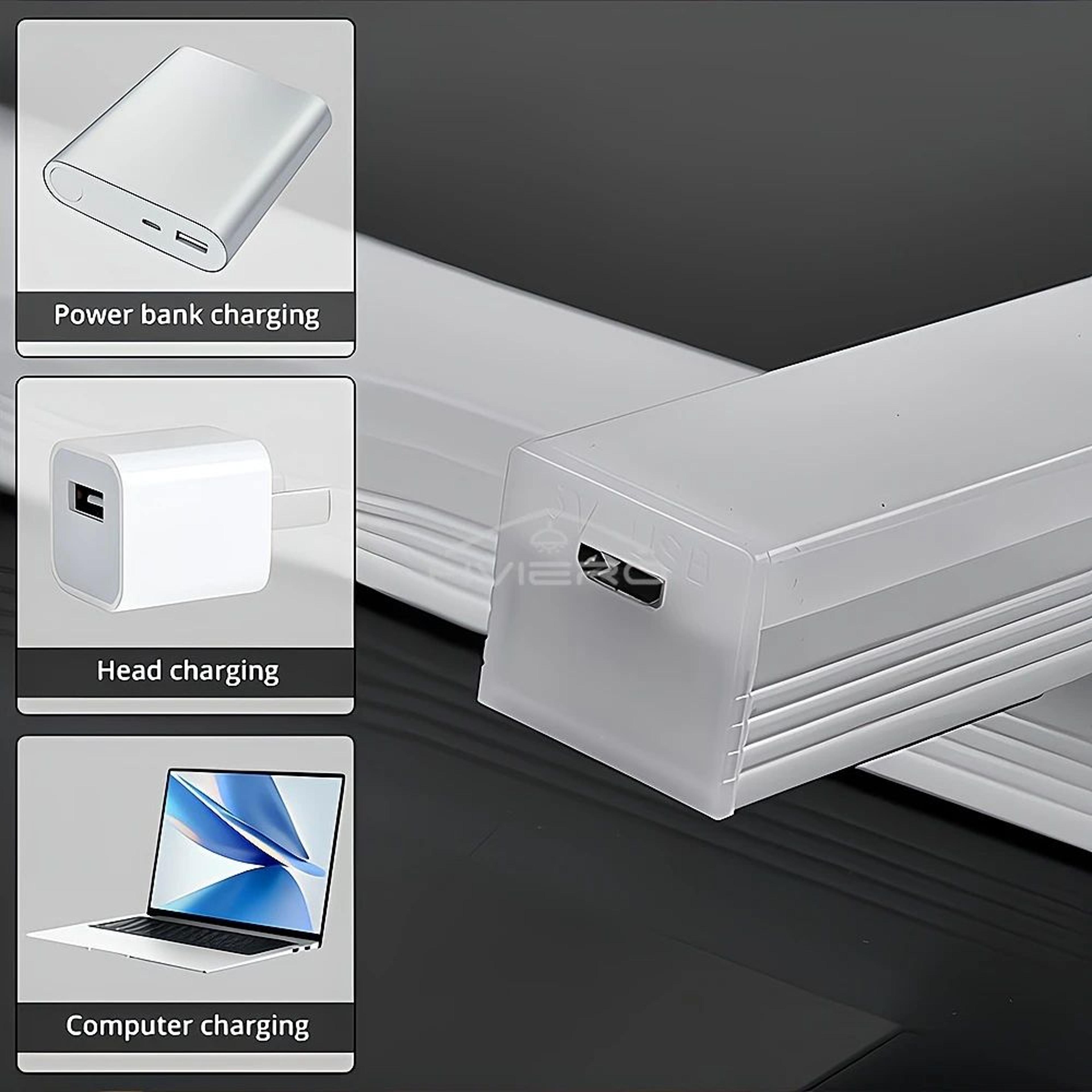 Rechargeable Motion Sensor LED Night Light With Magnetic Mount 14