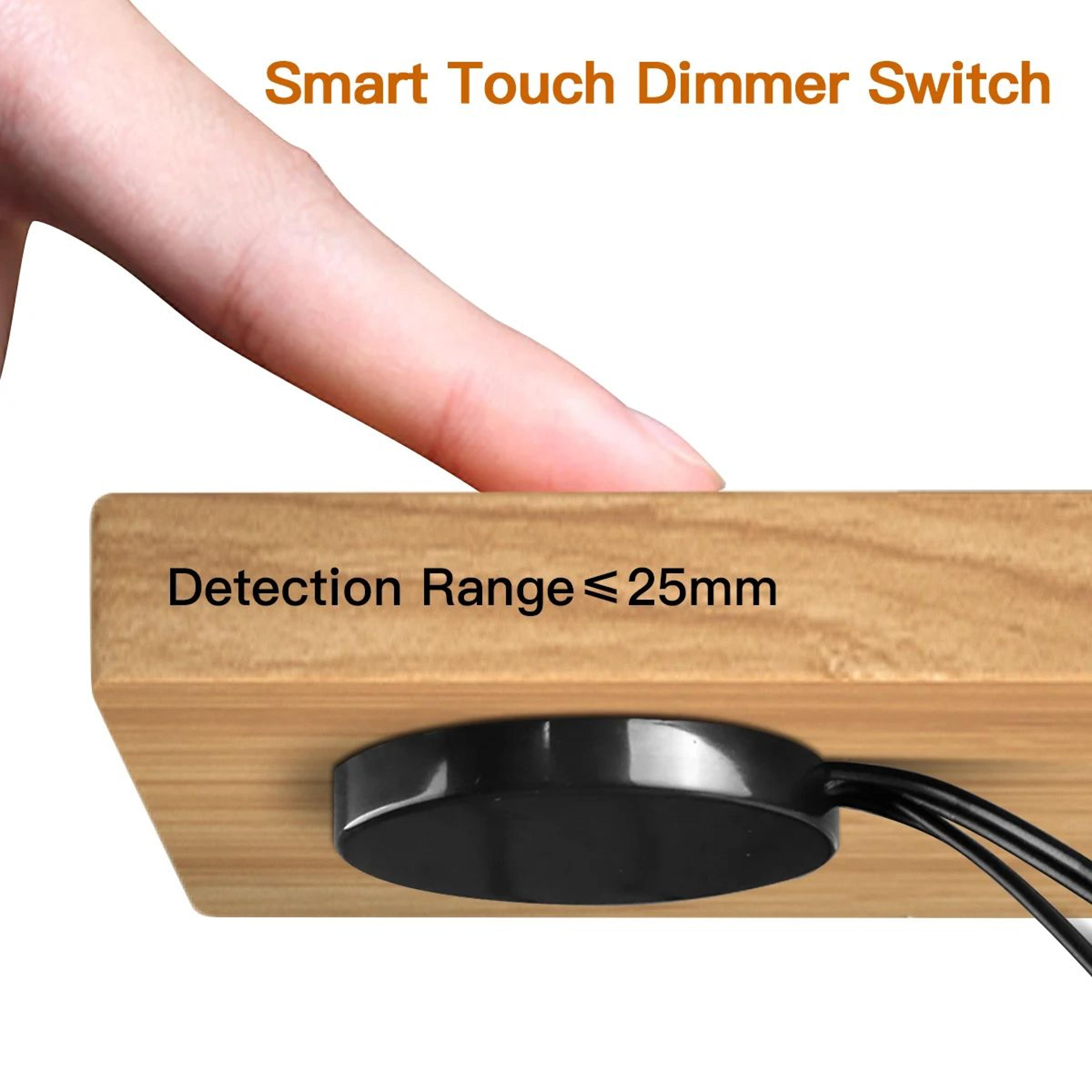 Wood Panel Touch Sensor Dimmer Switch For LED Cabinet Lights 0