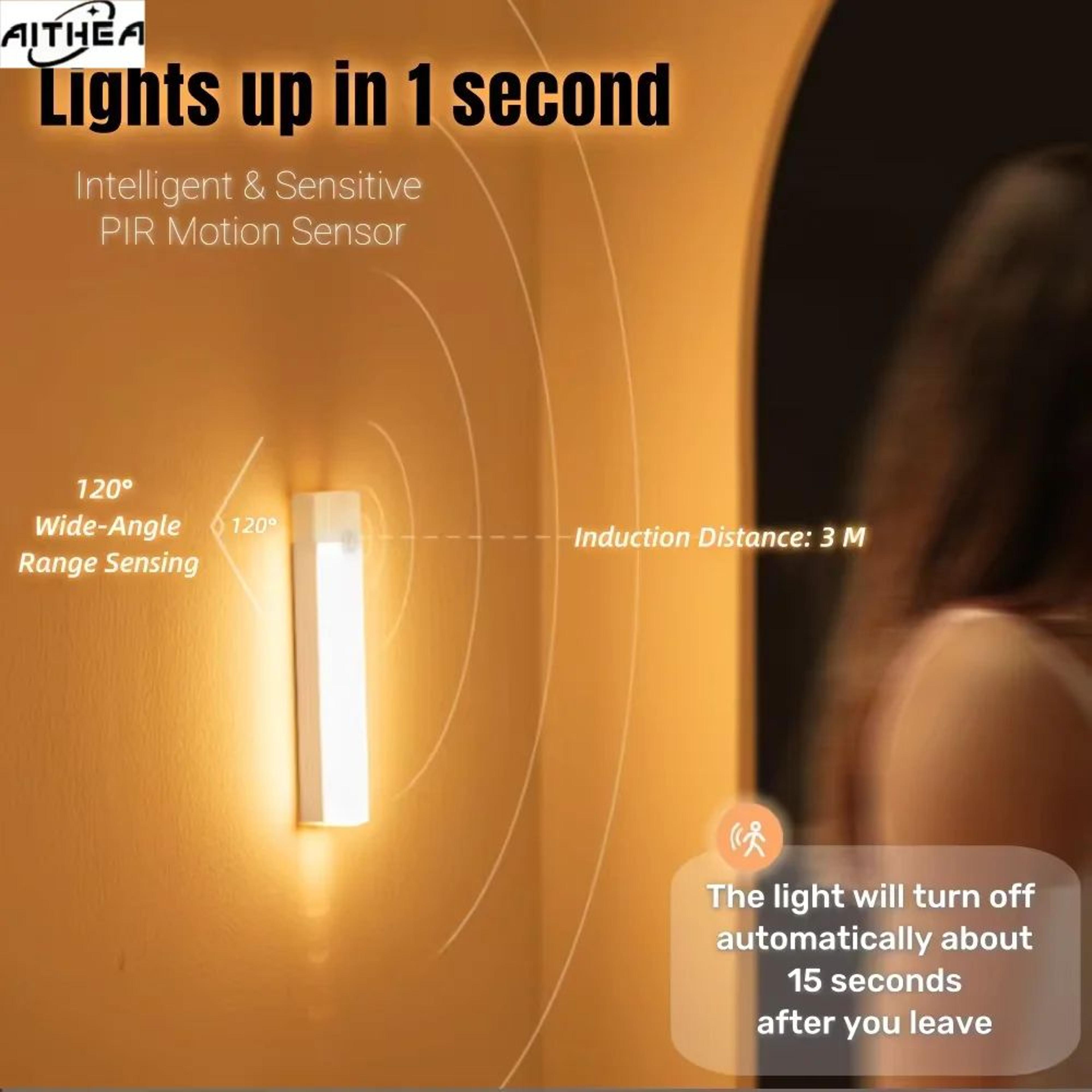AITHEA Rechargeable Motion Sensor LED Bar Light 1