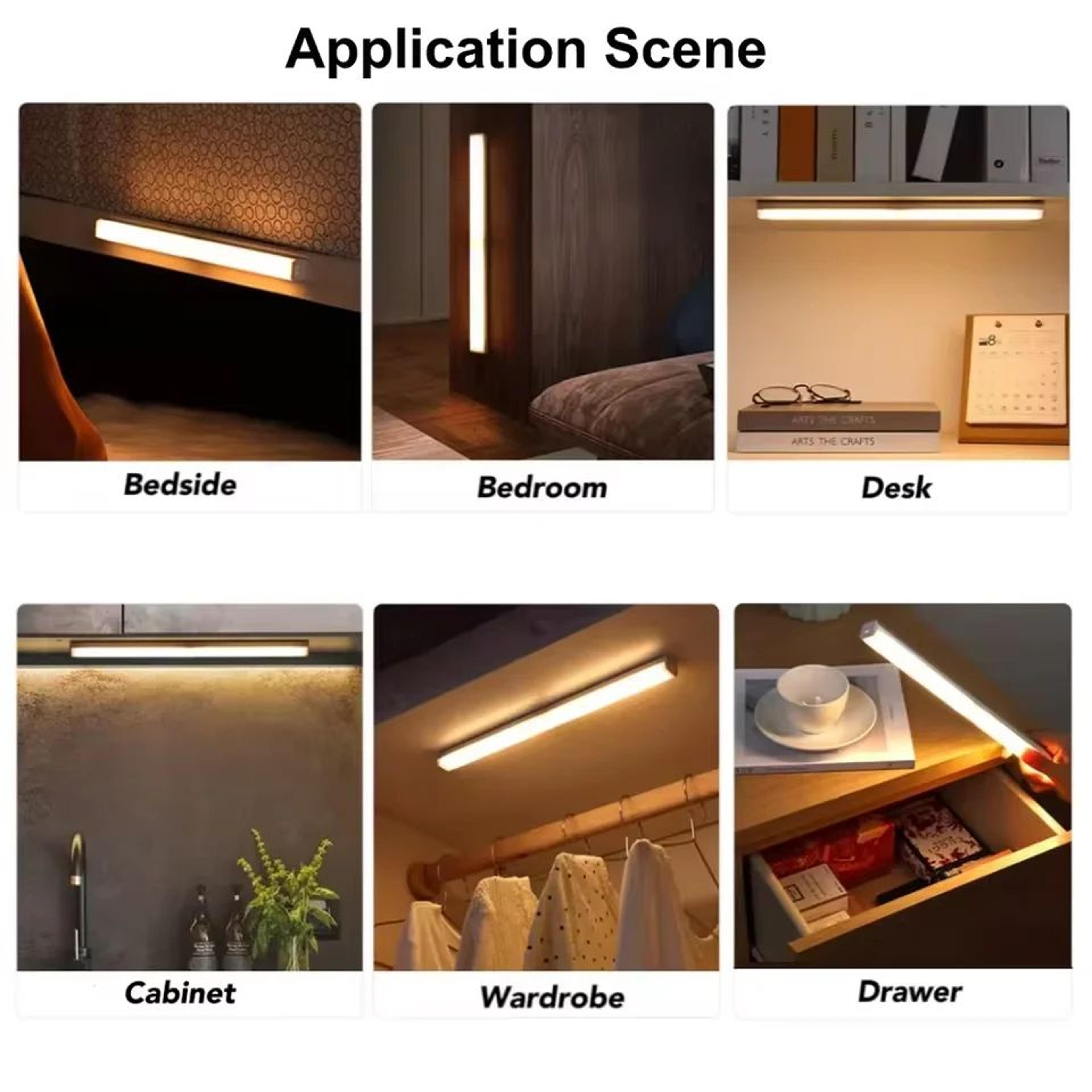 Rechargeable Motion Sensor LED Cabinet Bar Light 5