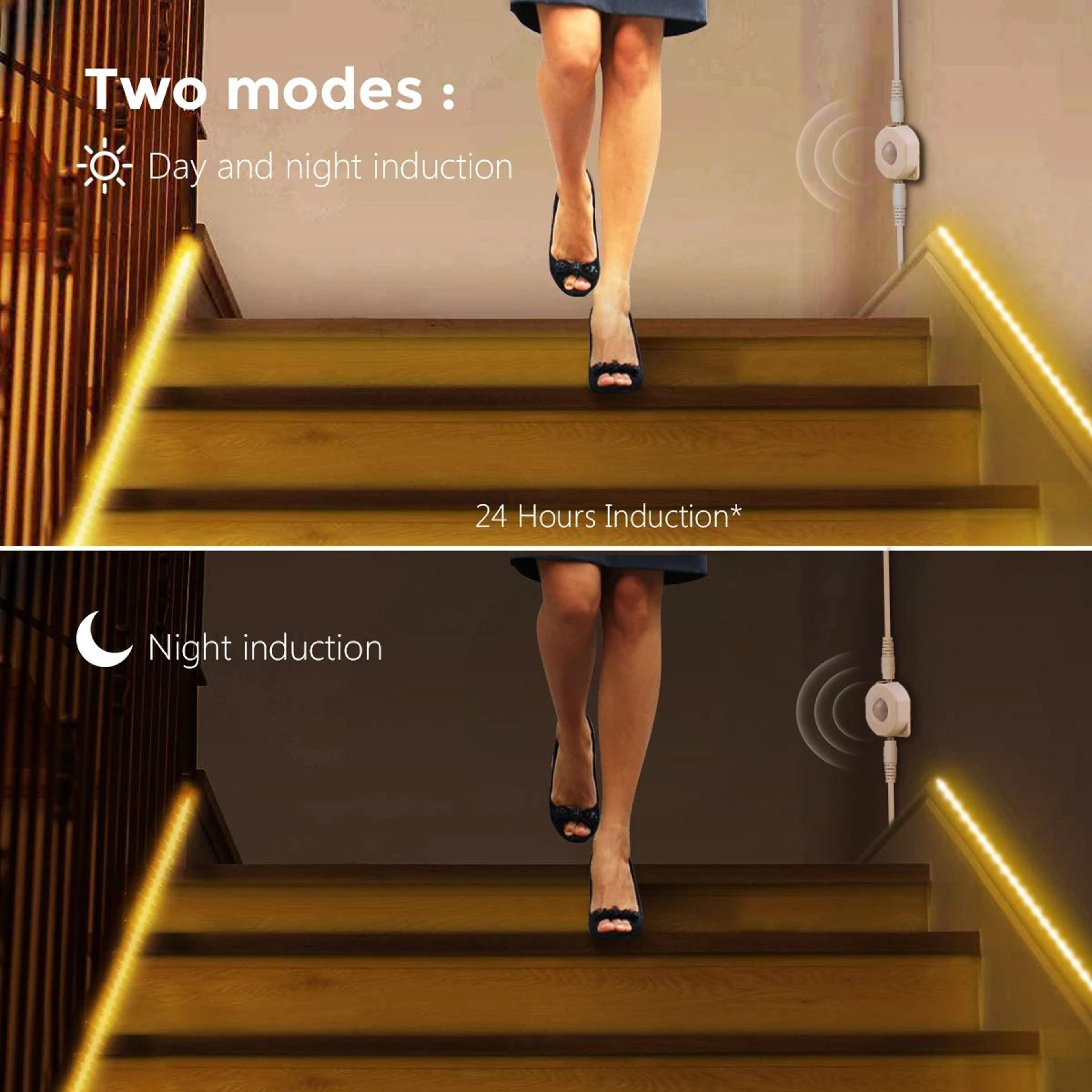 Motion Sensor LED Strip Under Cabinet Night Light 3