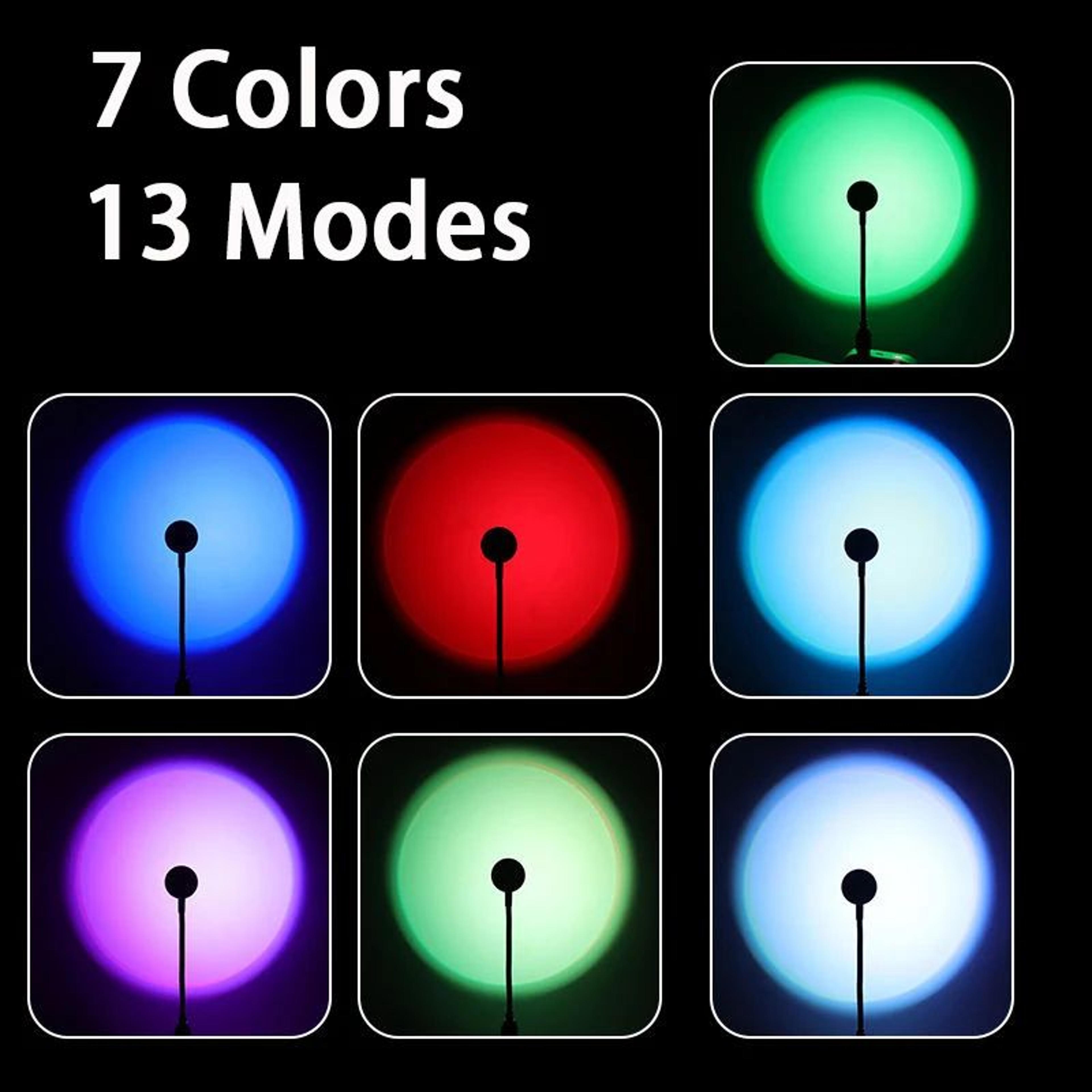 USB LED Sunset Projector Ambient Atmosphere Lamp 1
