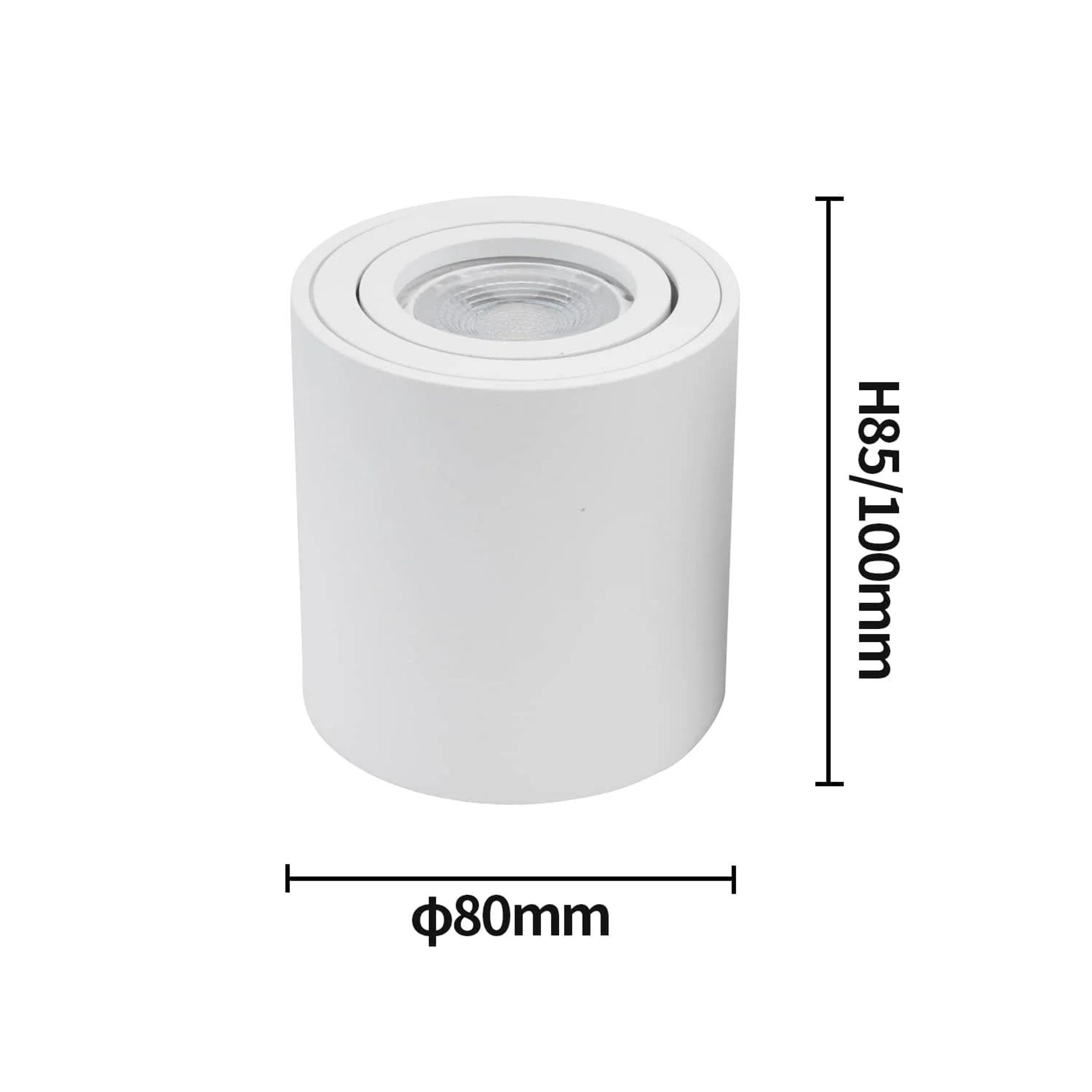 Round GU10 Surface Mounted Ceiling Spotlight Fixture 7