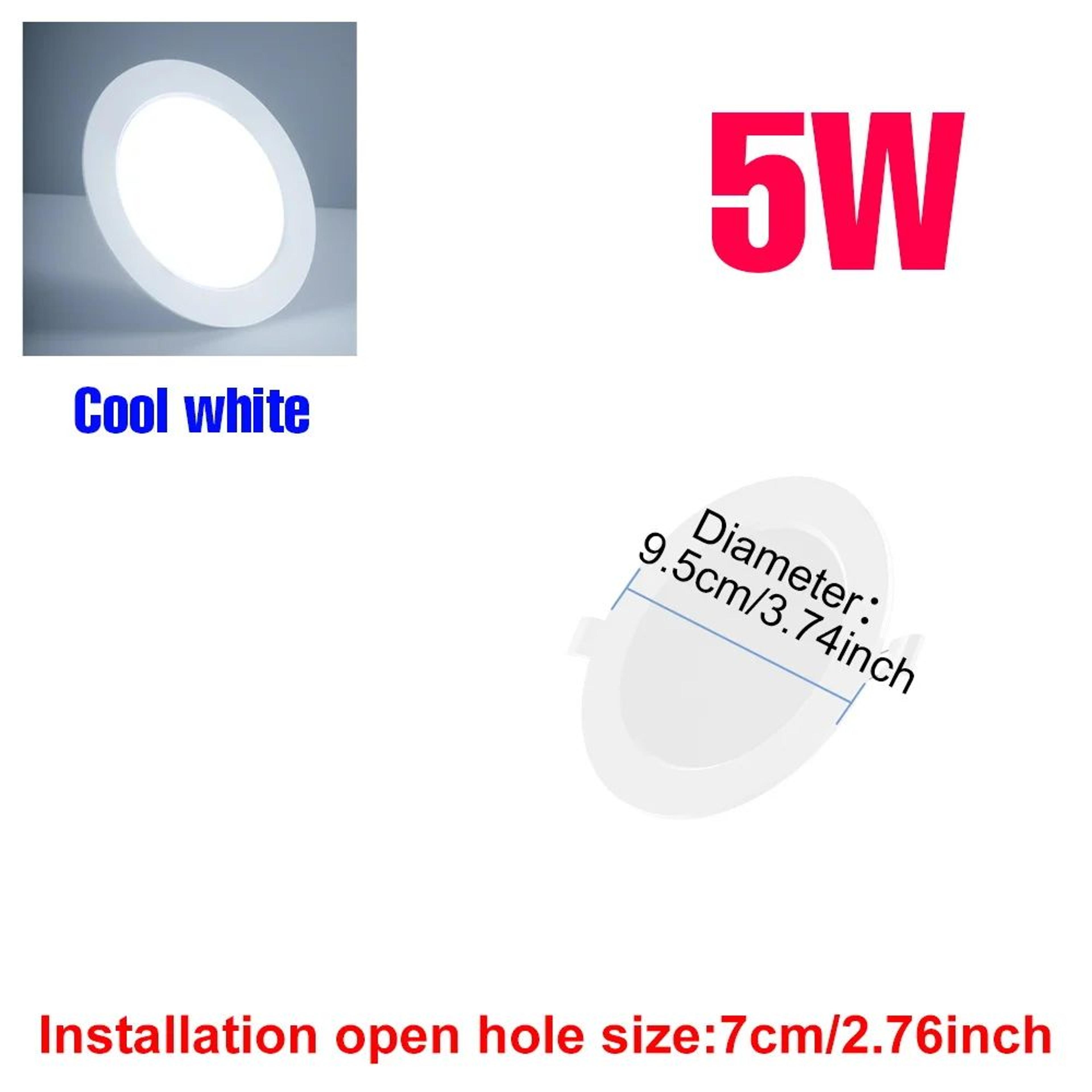 Round Recessed LED Ceiling Downlight 6