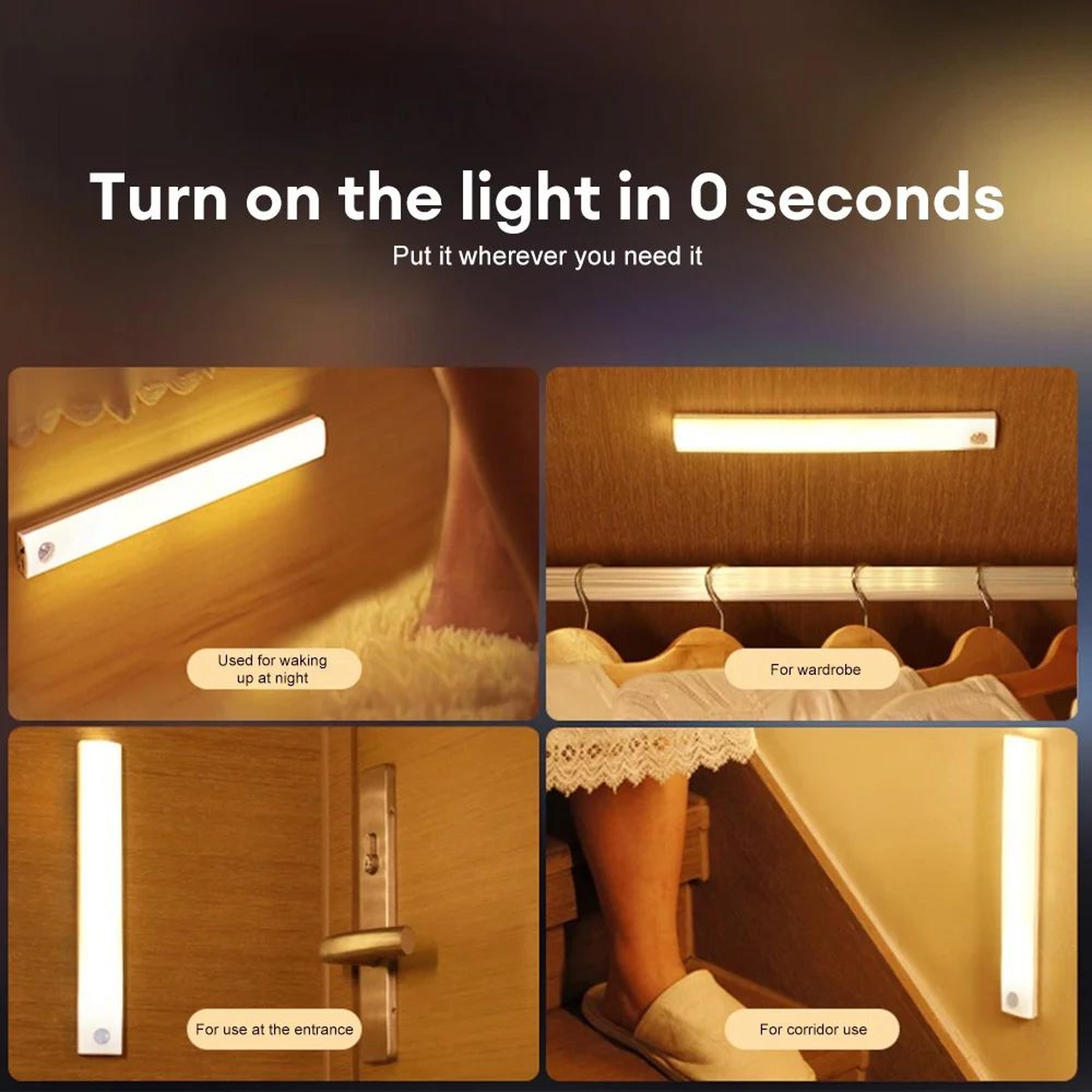 Wireless Motion Sensor LED Under Cabinet Bar Light 5