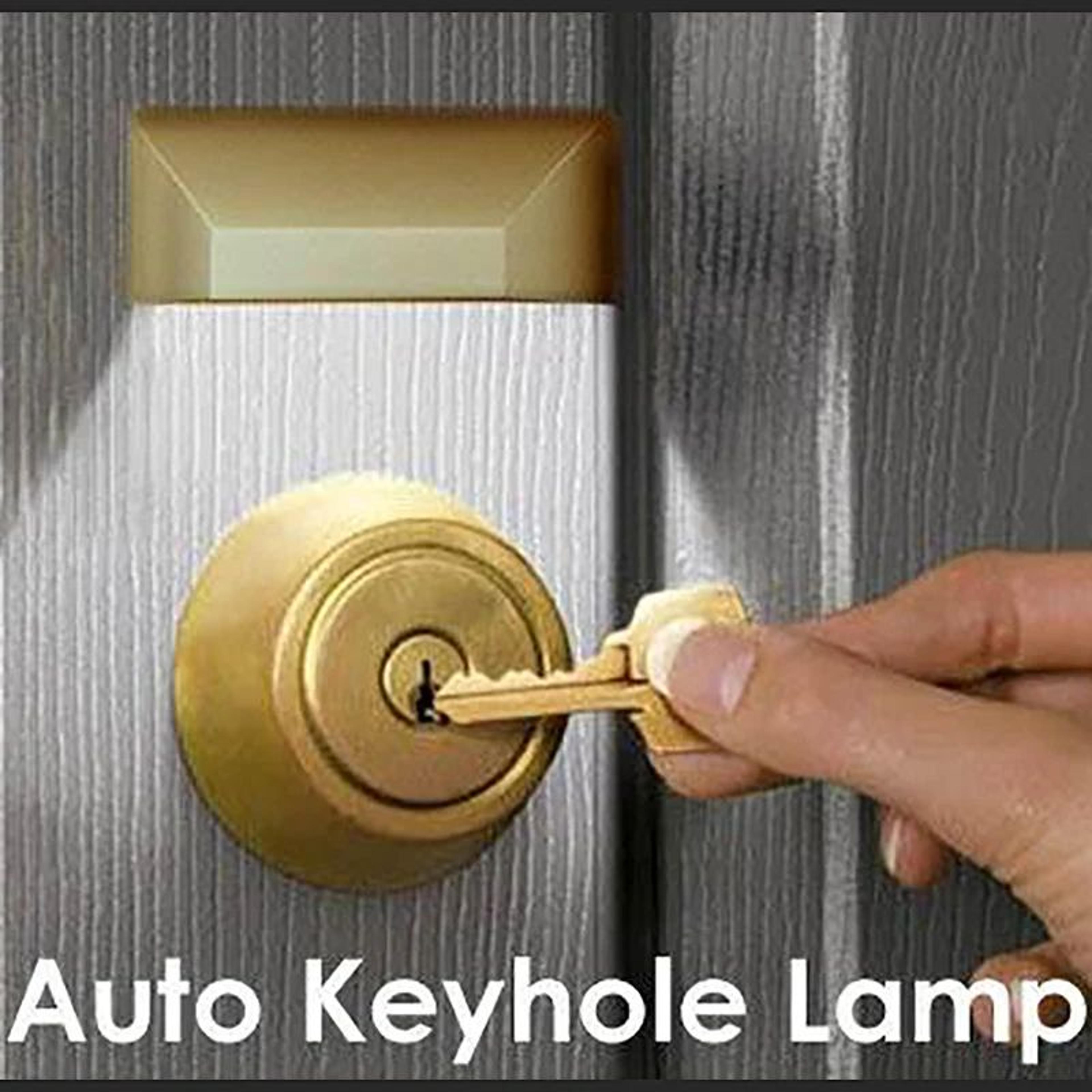 Wireless PIR Motion Sensor LED Keyhole Night Light 5