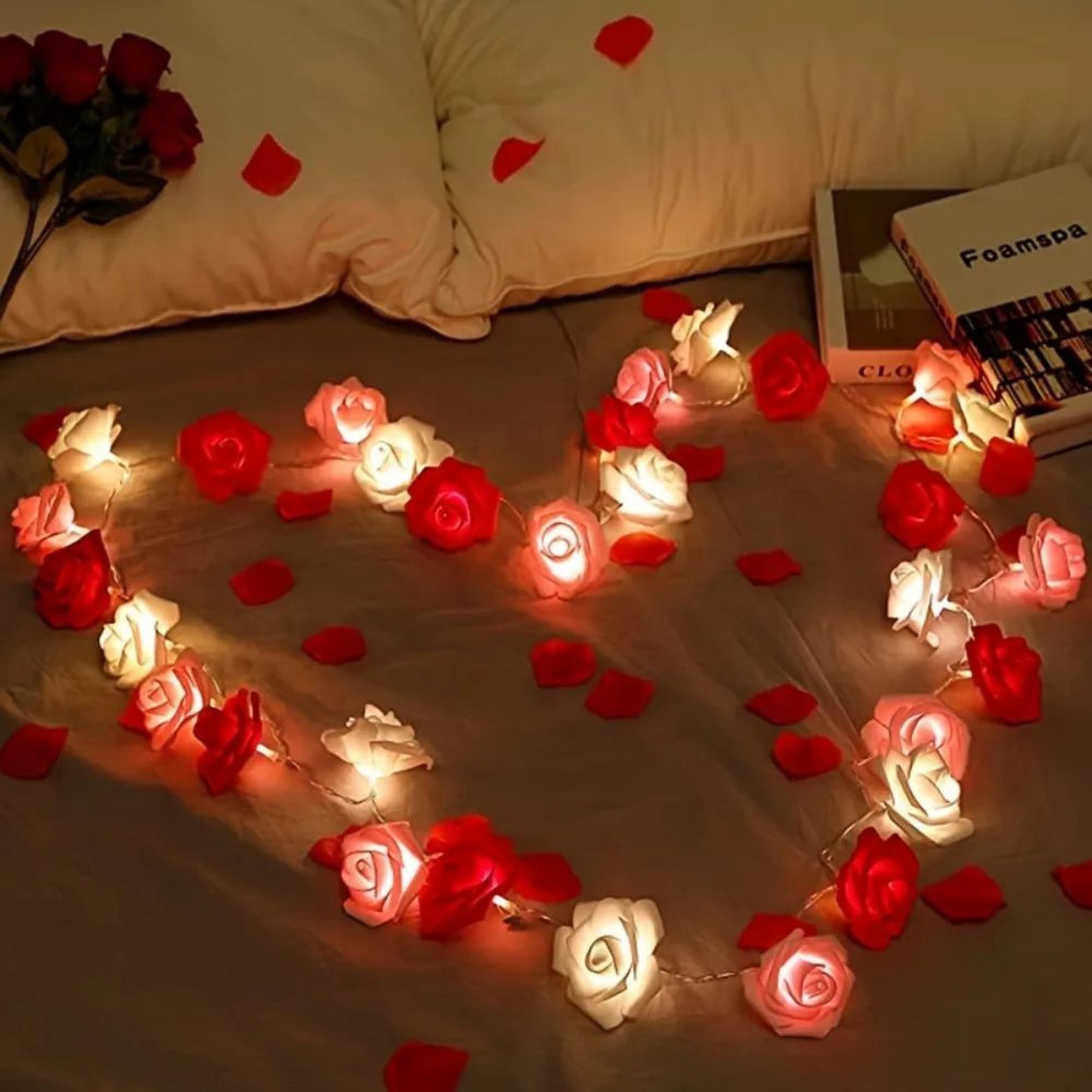 Artificial Rose Fairy String Lights For Romantic Decor 4