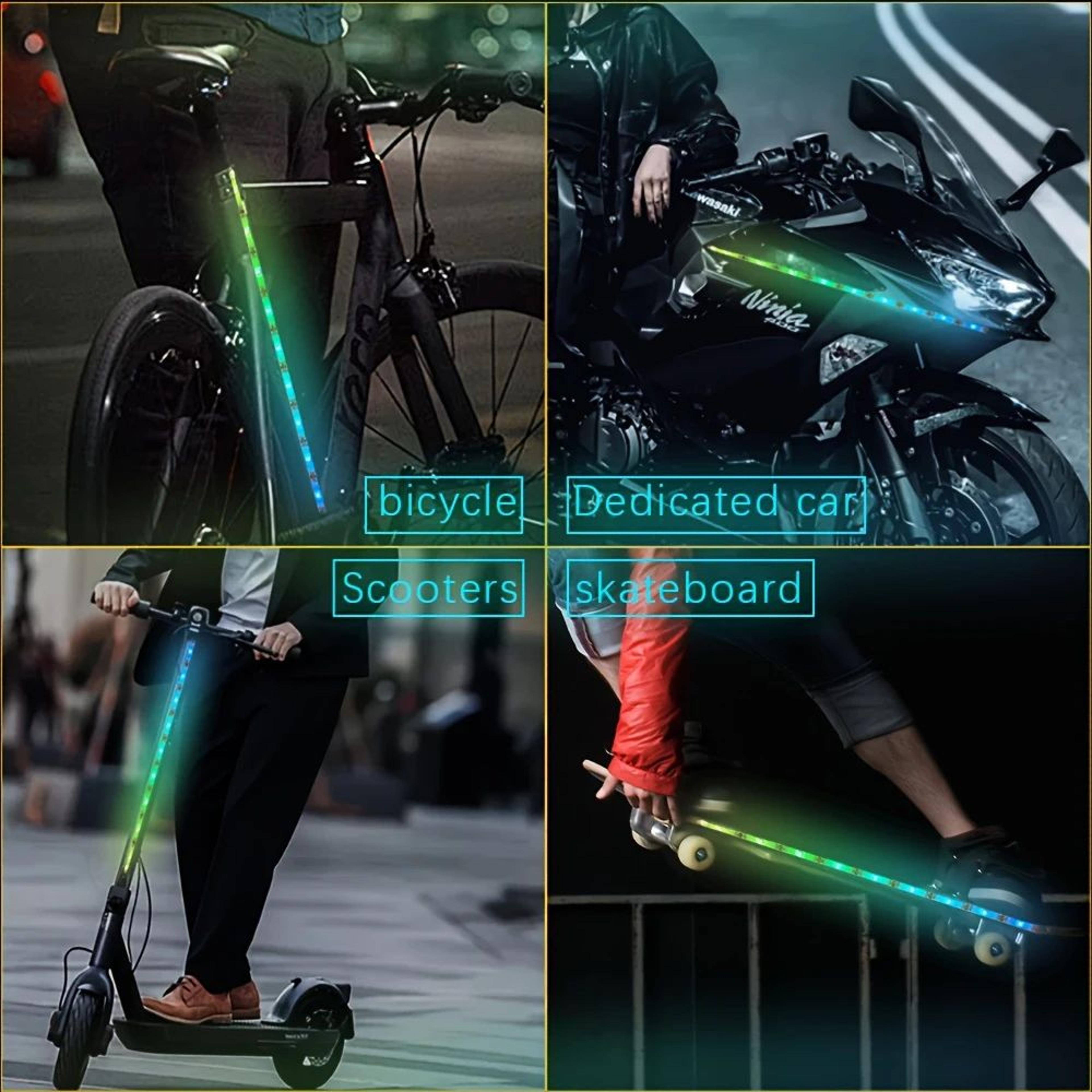 RGB LED Bicycle Strip Lights For Night Cycling 5