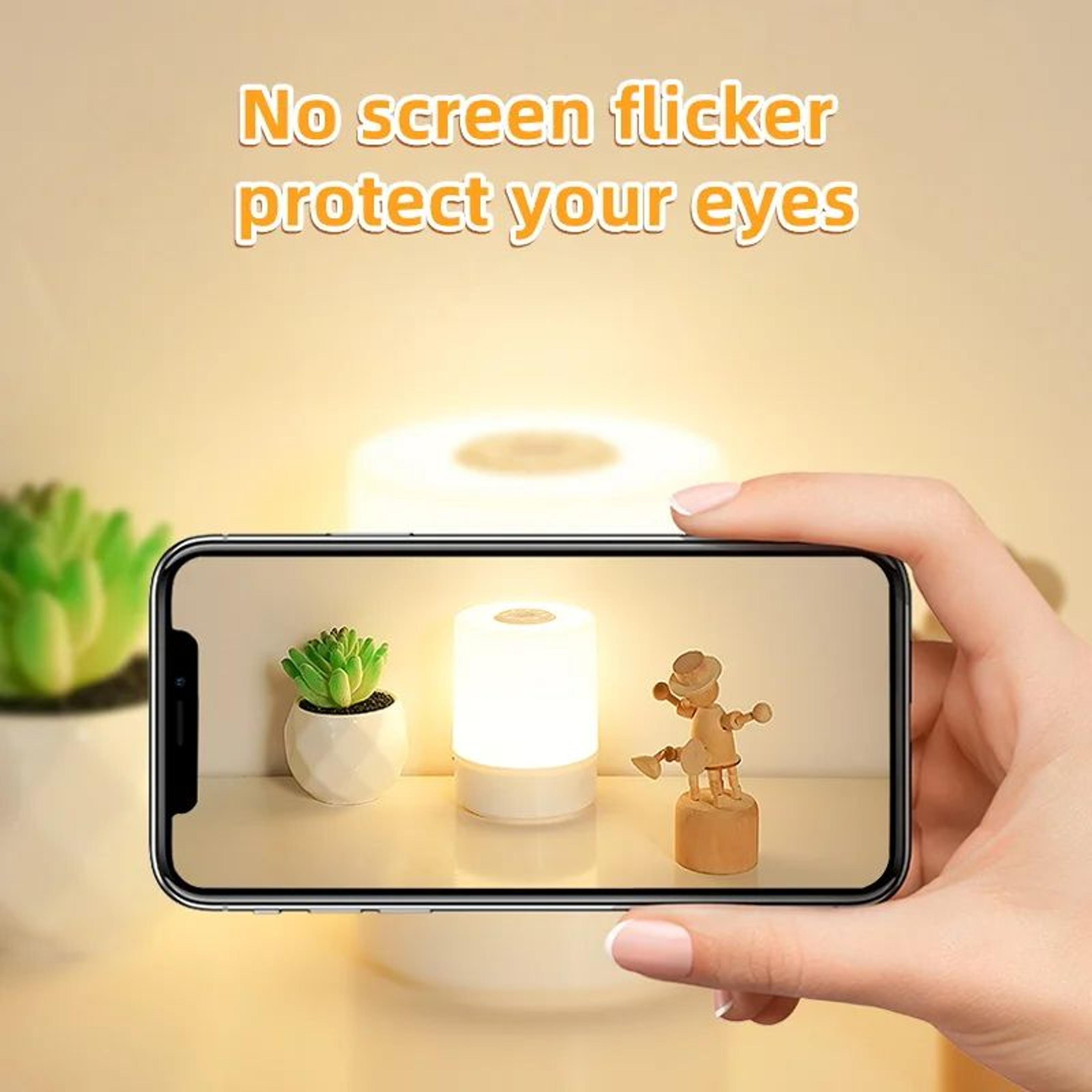 Rechargeable Touch LED Night Light With Three Colors 5