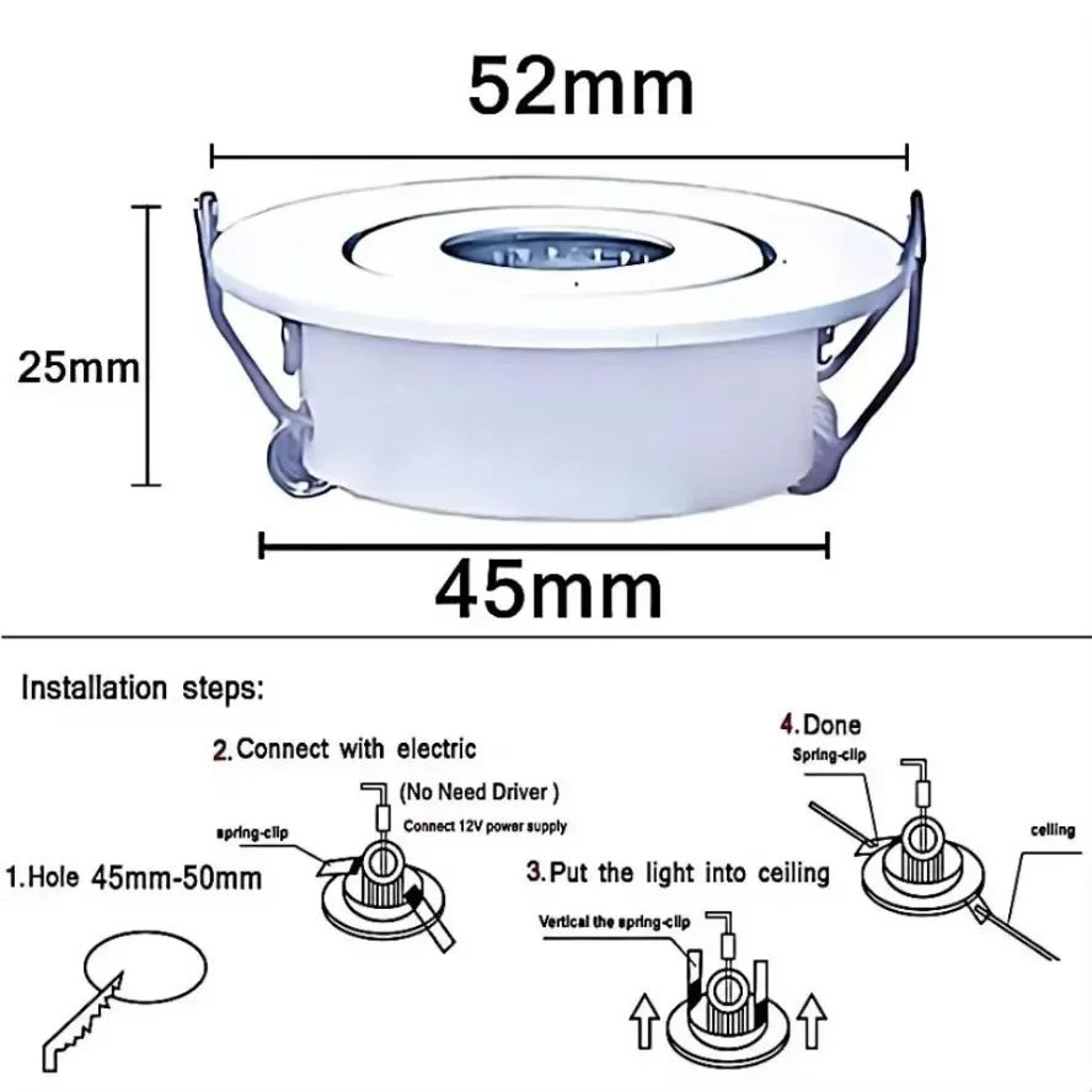 Mini COB LED Recessed Ceiling Downlight 5