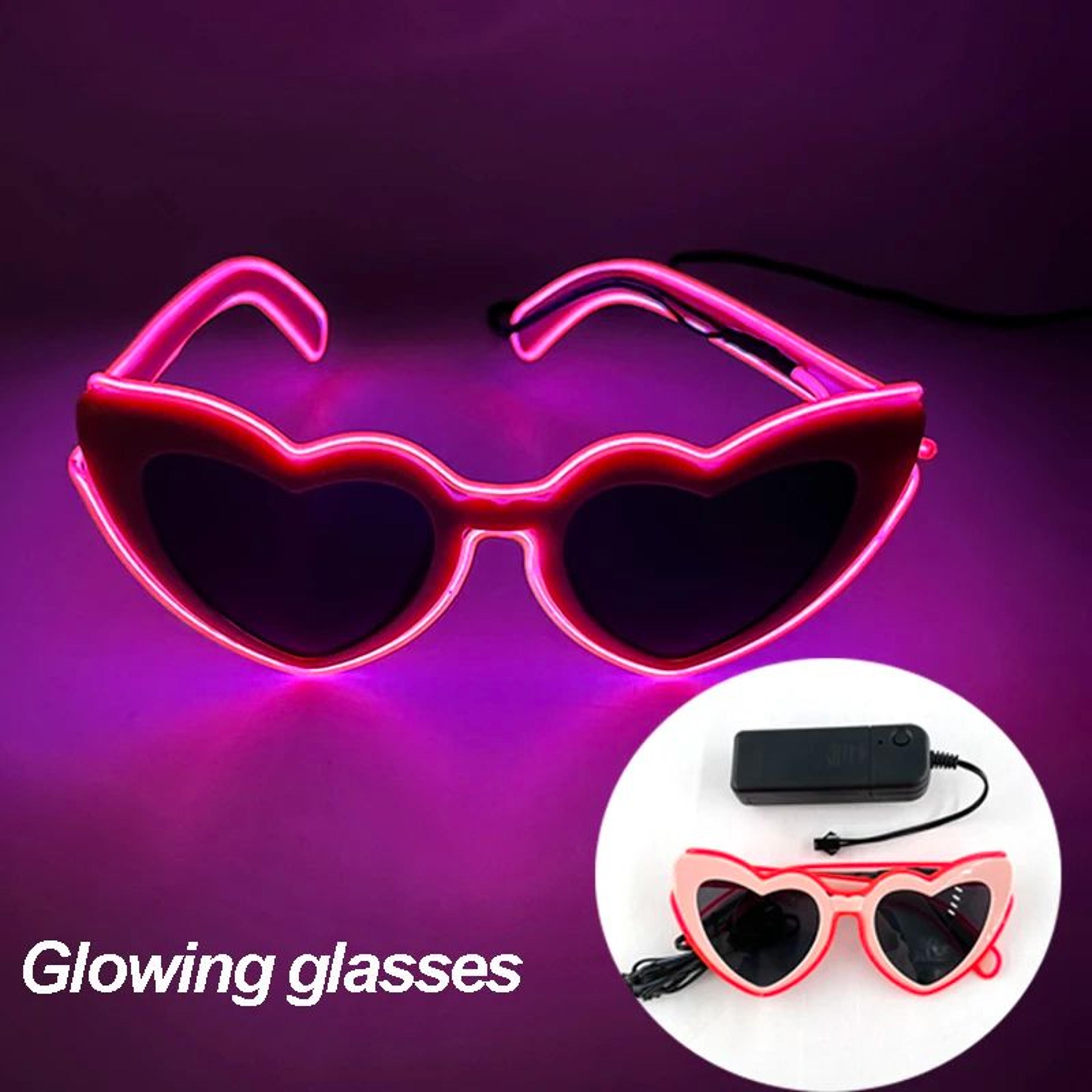 LED Neon Folding Rave Hand Fan Party Light 29