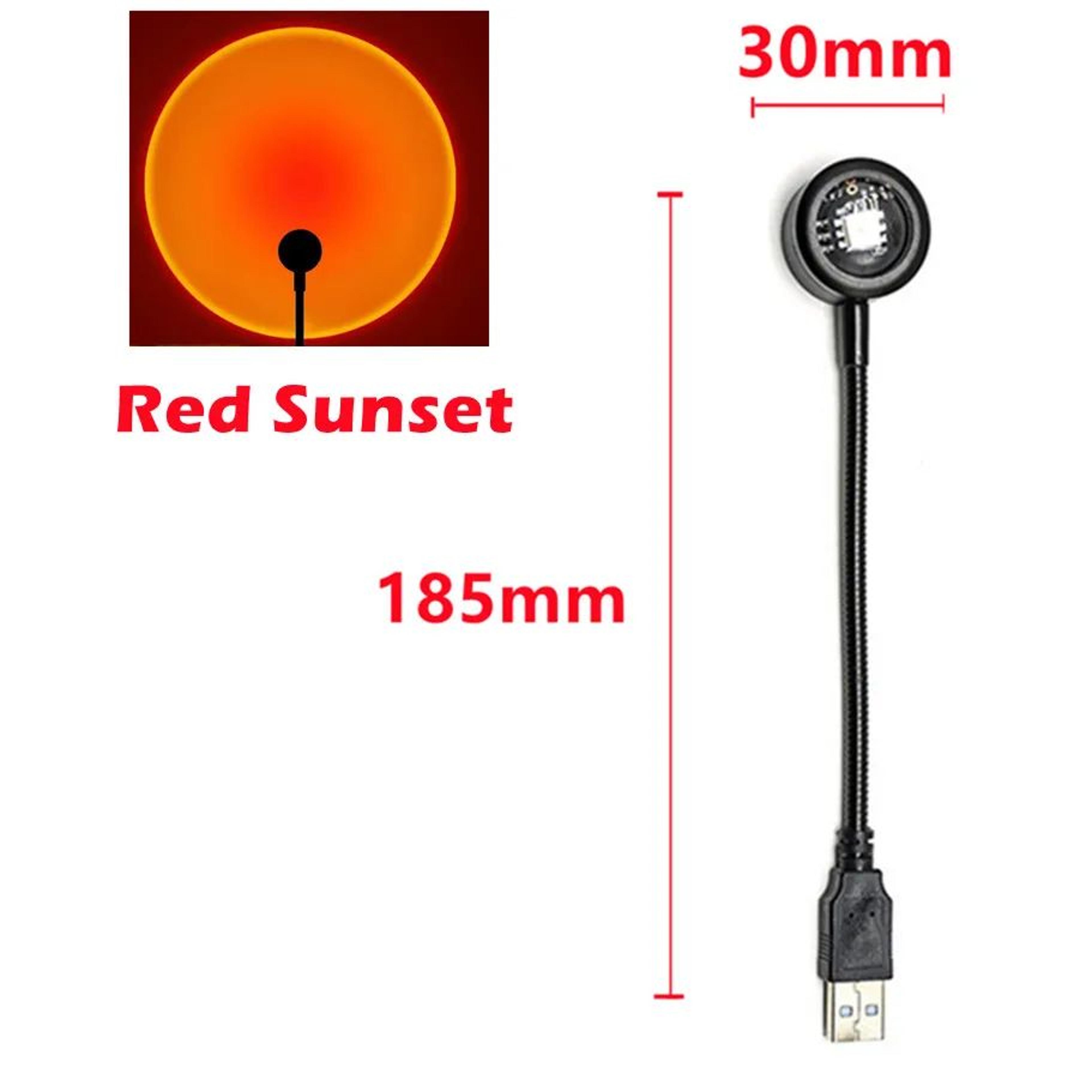 USB Sunset Projection Mood Lamp Night Light 7