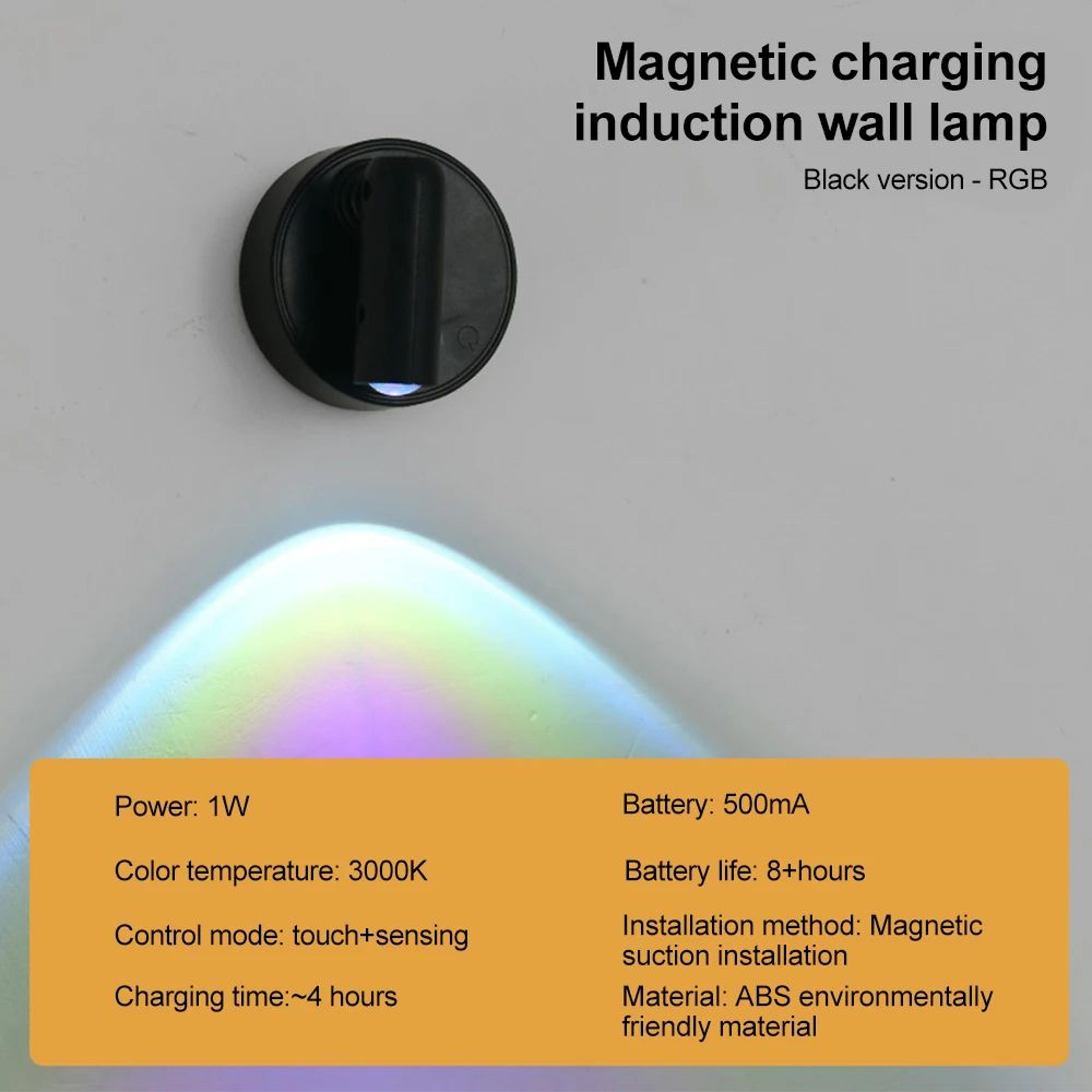 Magnetic Rechargeable LED Wall Reading Light With Touch Dimming 13
