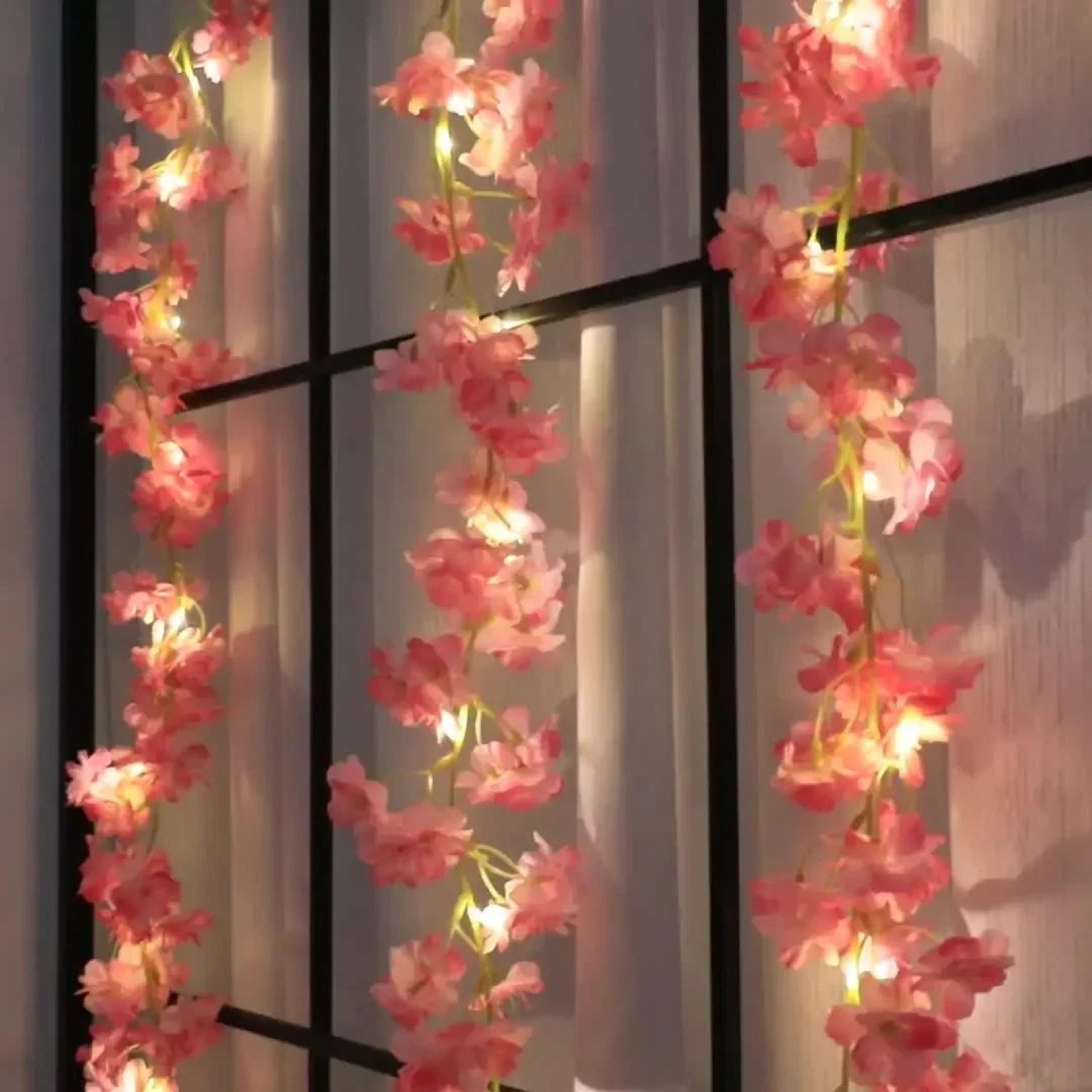 LED Cherry Blossom String Lights For Garden And Wedding Decor 5