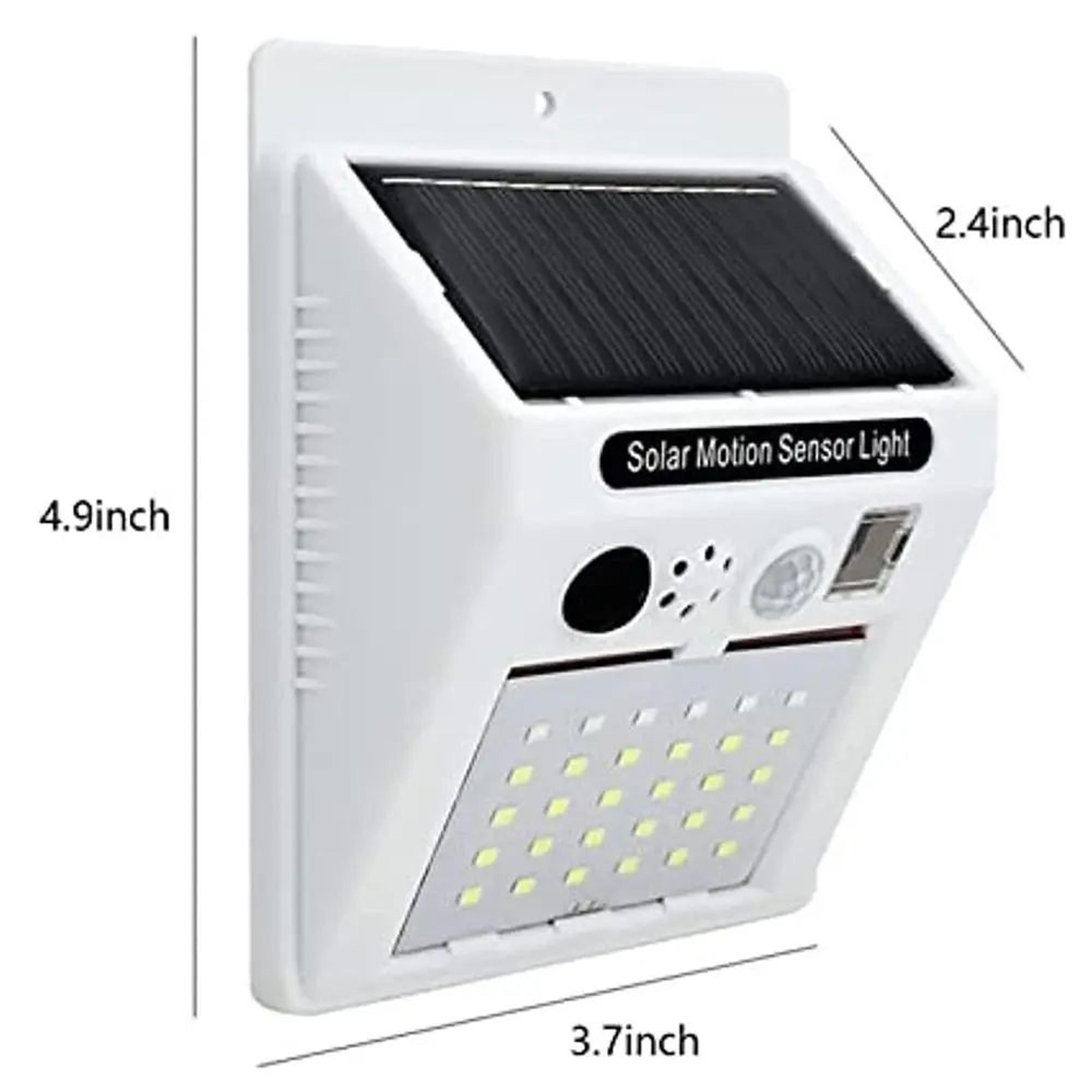 Solar Motion Sensor Security Light With Remote Control And Alarm 5