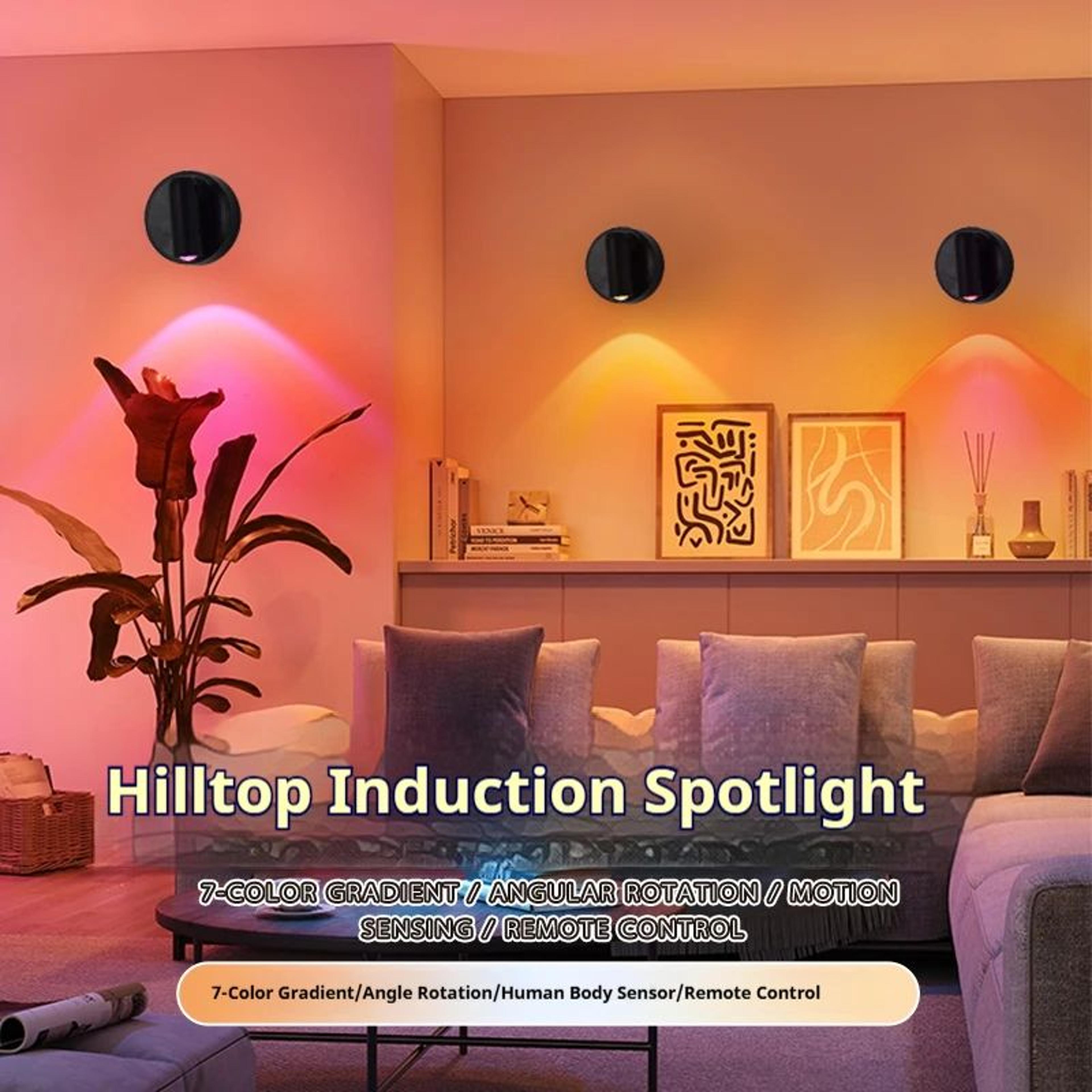 magnetic rechargeable led wall lamp with touch dimming