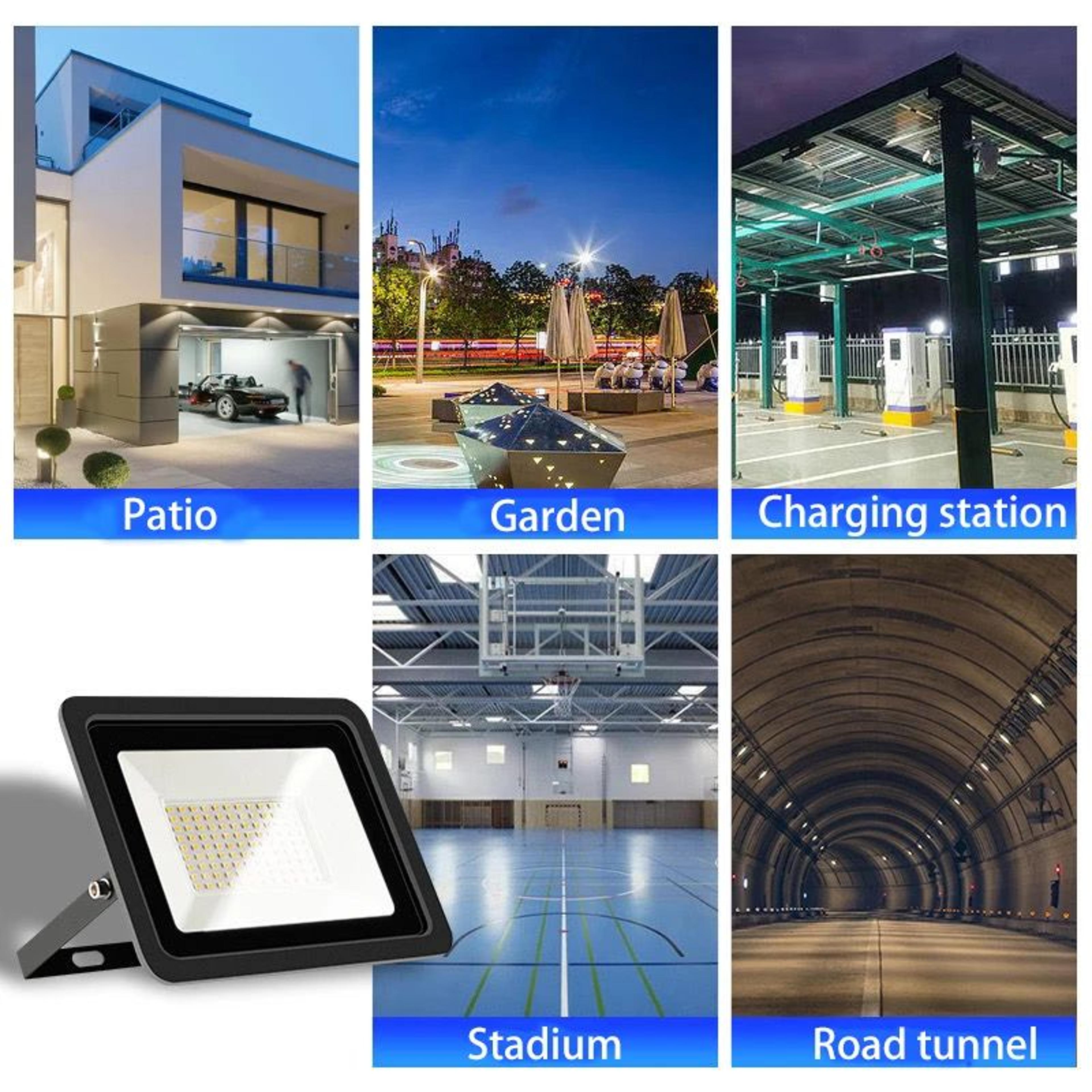 Waterproof LED Outdoor Flood Light Spotlight 5