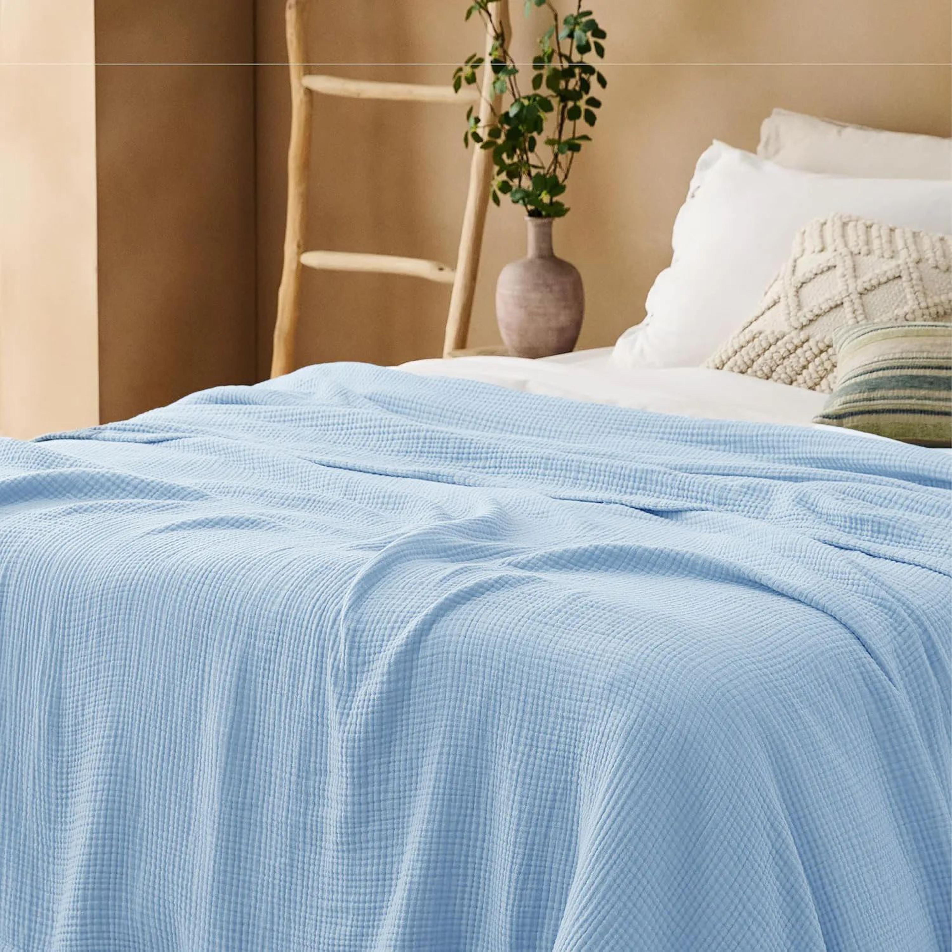 Six Layer Cotton Muslin Breathable Swaddle Blanket 11