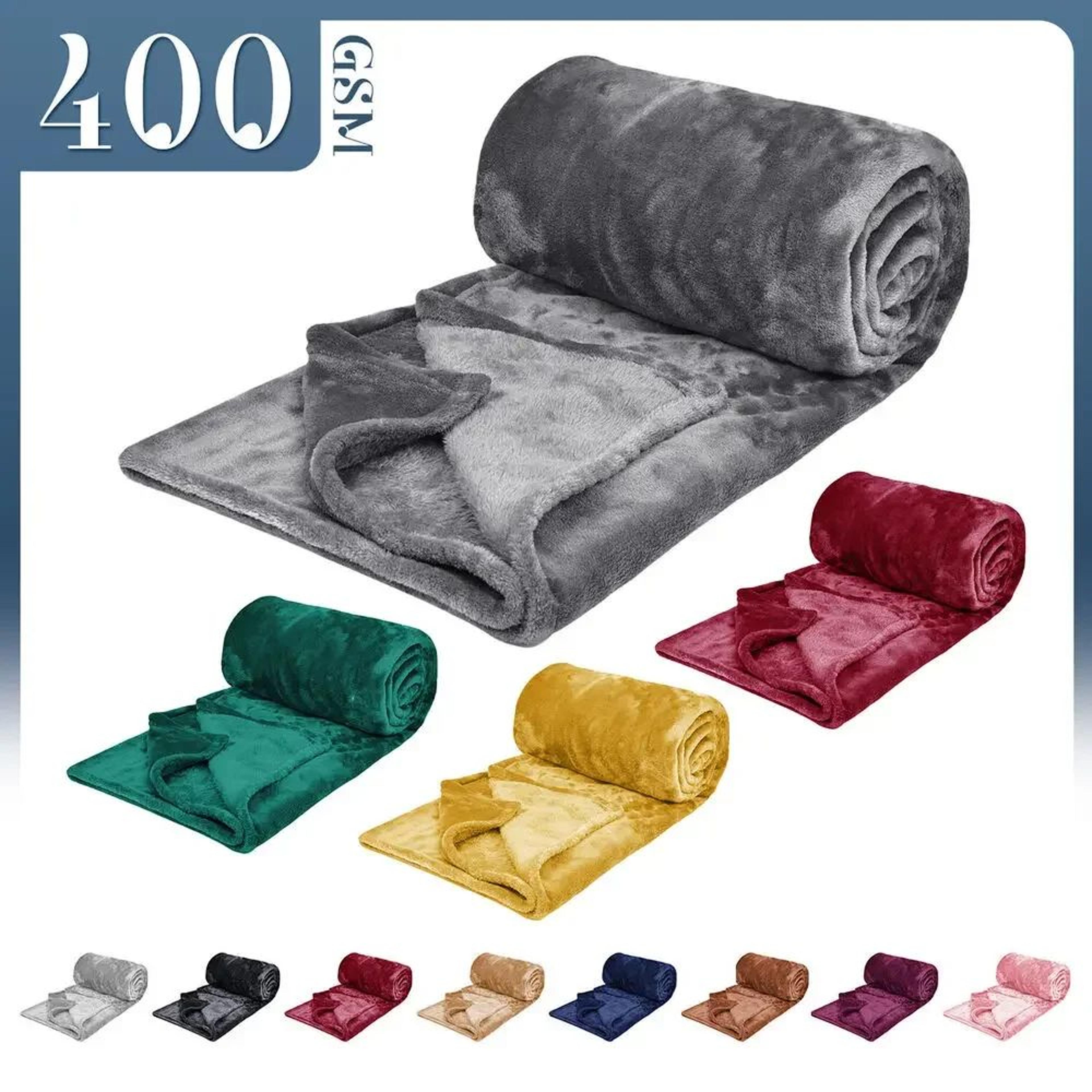 Thick Plush Fleece Cozy Warm Throw Blanket 1