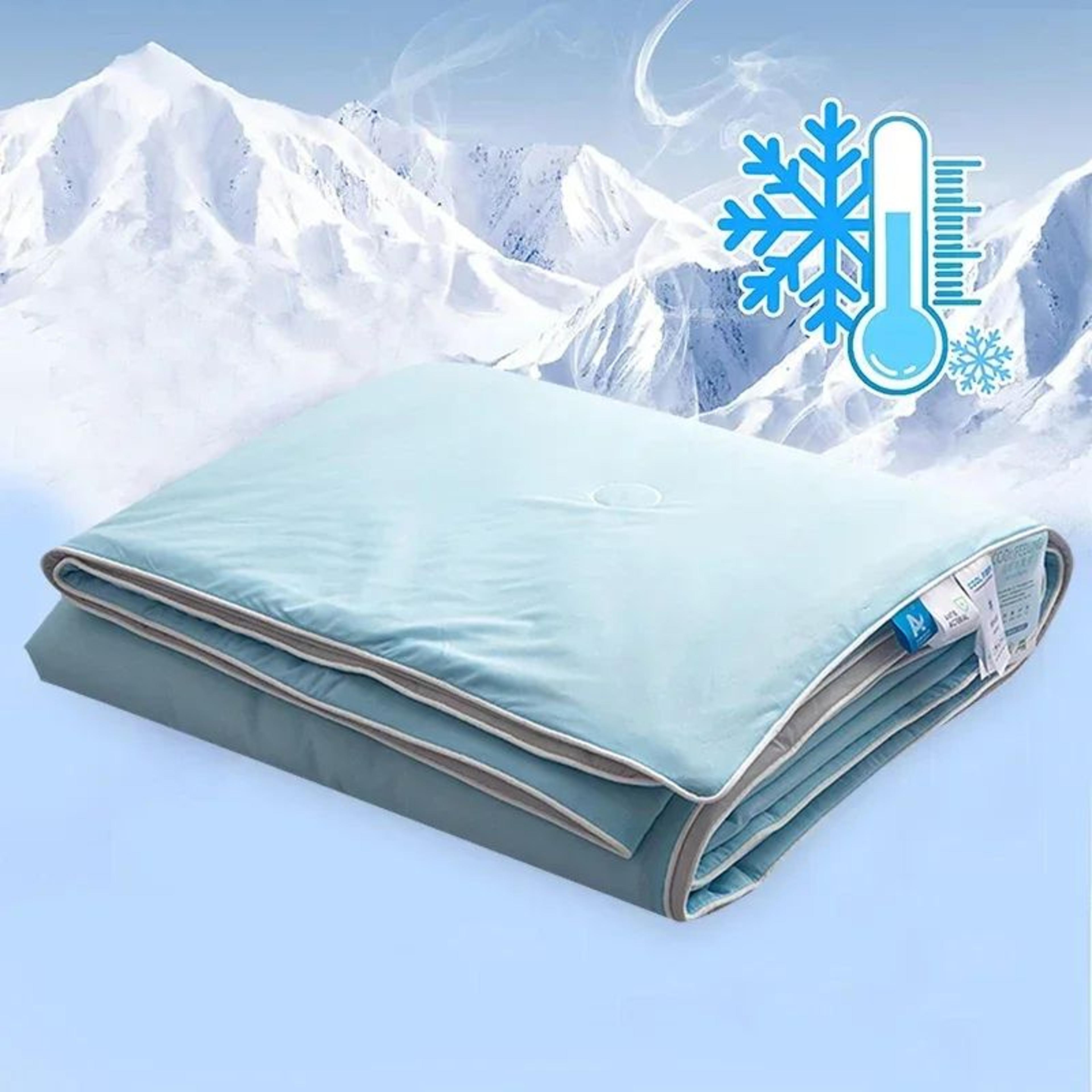 ice silk lightweight summer cooling comforter blanket