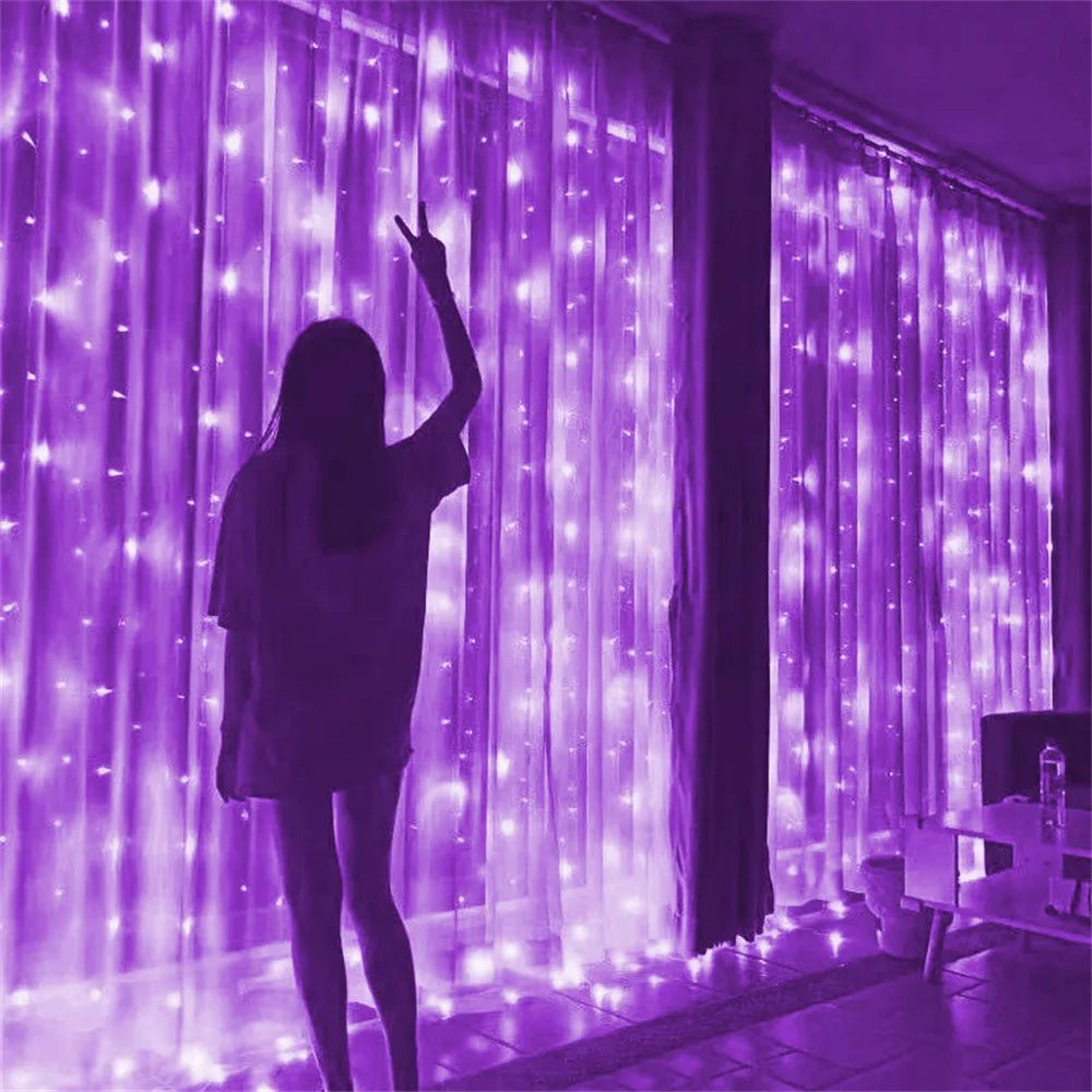 USB LED Curtain Lights With Remote And 8 Modes 11