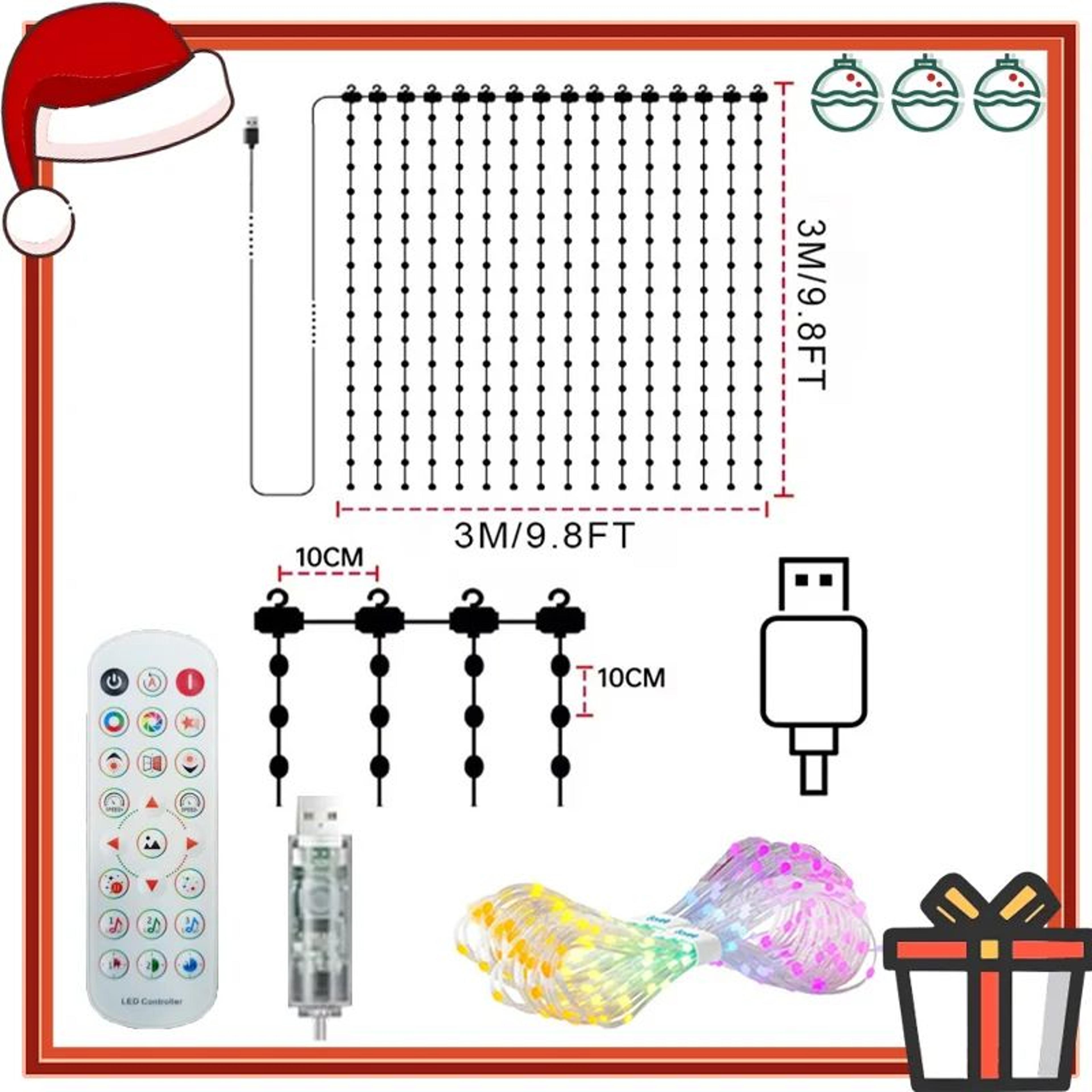 Smart Color Changing LED Backdrop Wall Decor 8