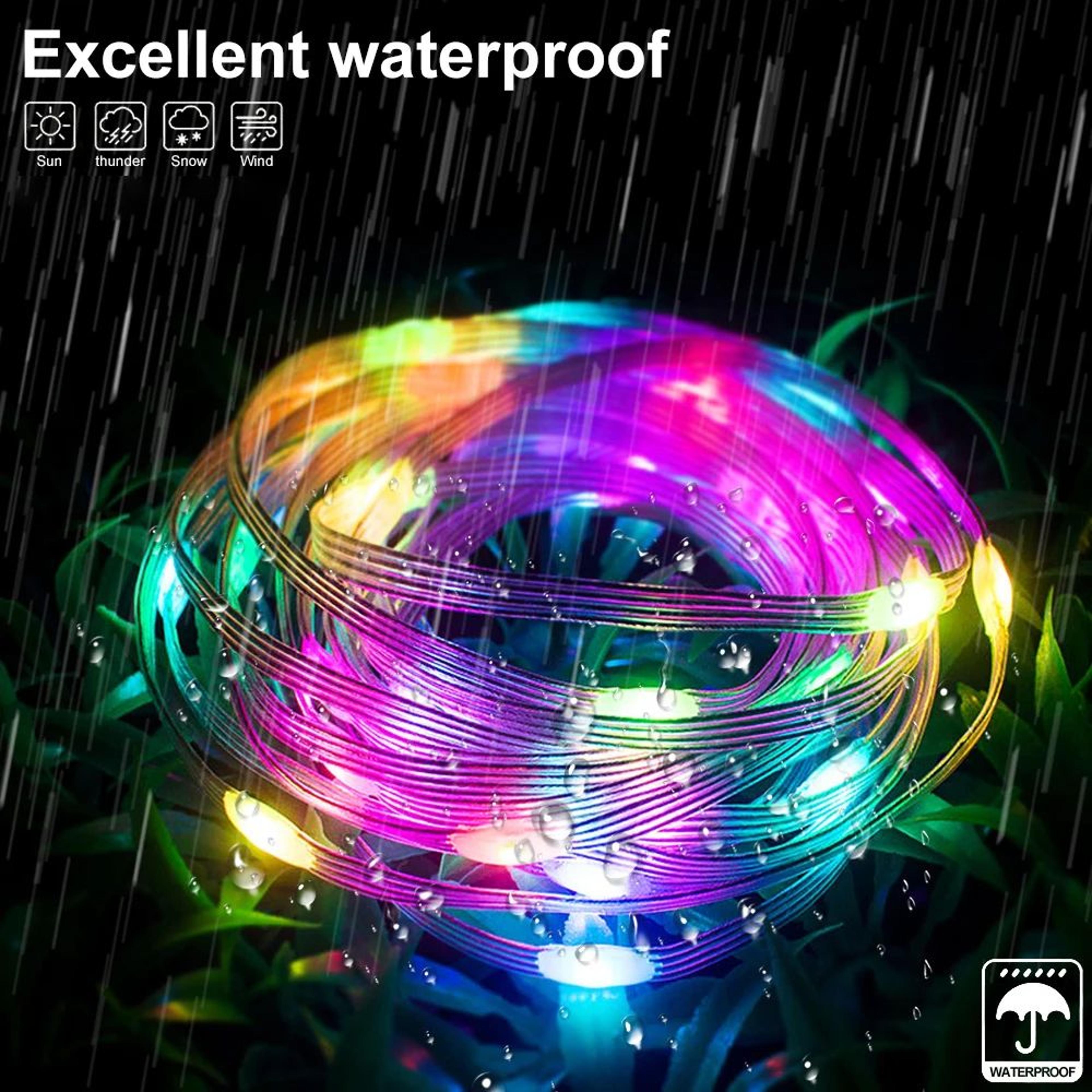 20M WS2812B RGBIC Smart Addressable LED String Lights 4