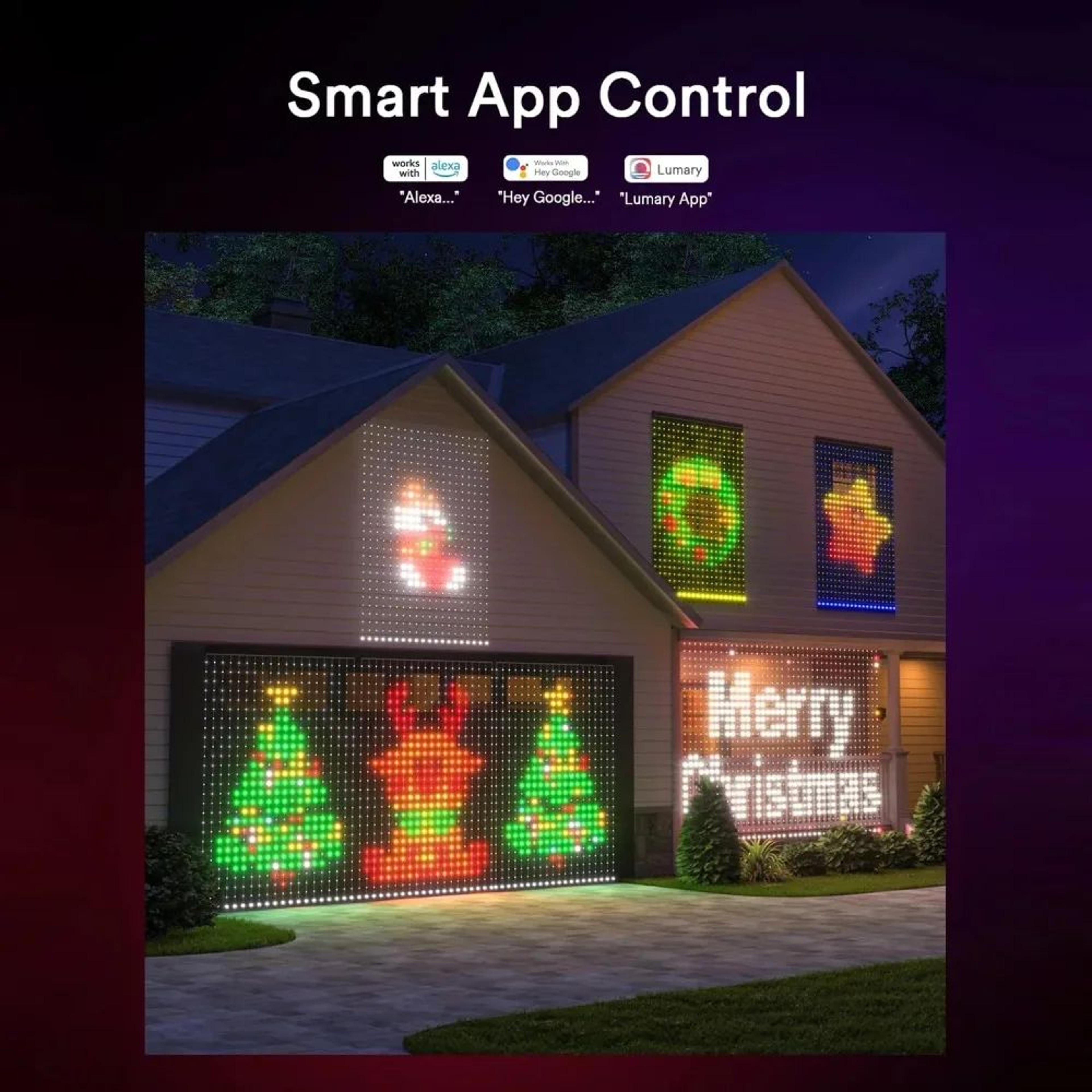 Smart RGB Curtain String Lights With Music Sync 3