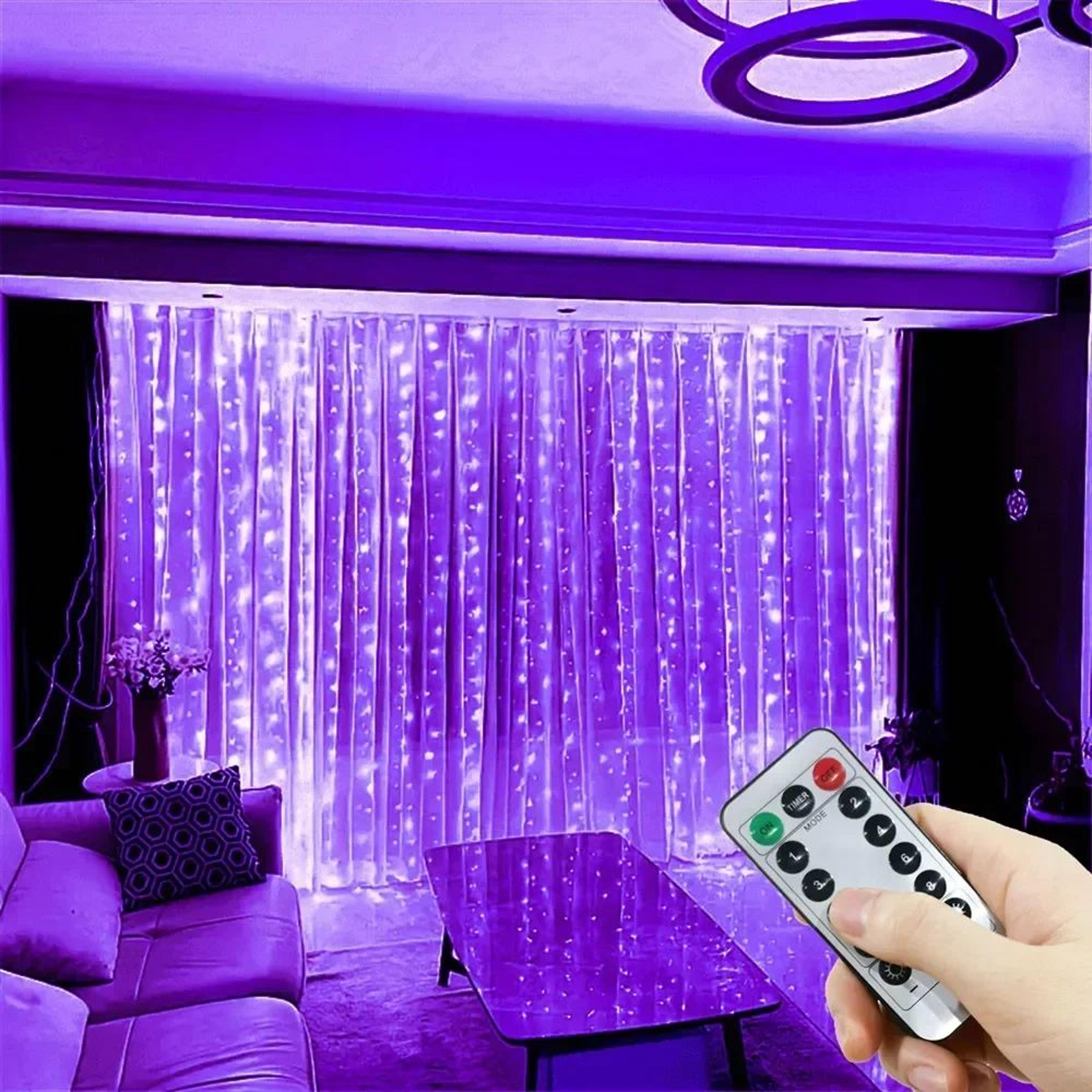 USB LED Curtain Fairy Lights With 8 Lighting Modes 11