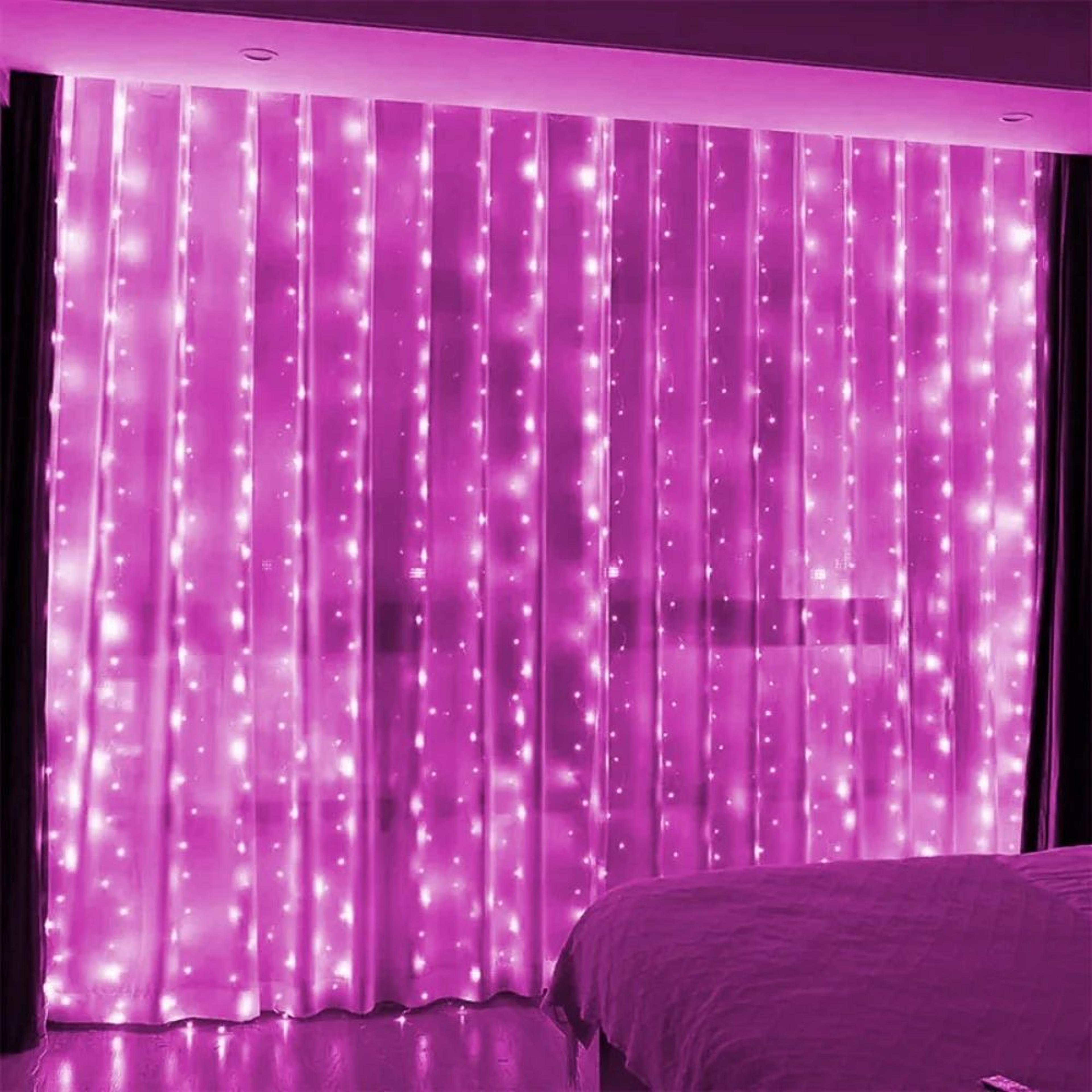 USB LED Curtain String Lights With Remote Control For Bedroom Living Room Decor 10