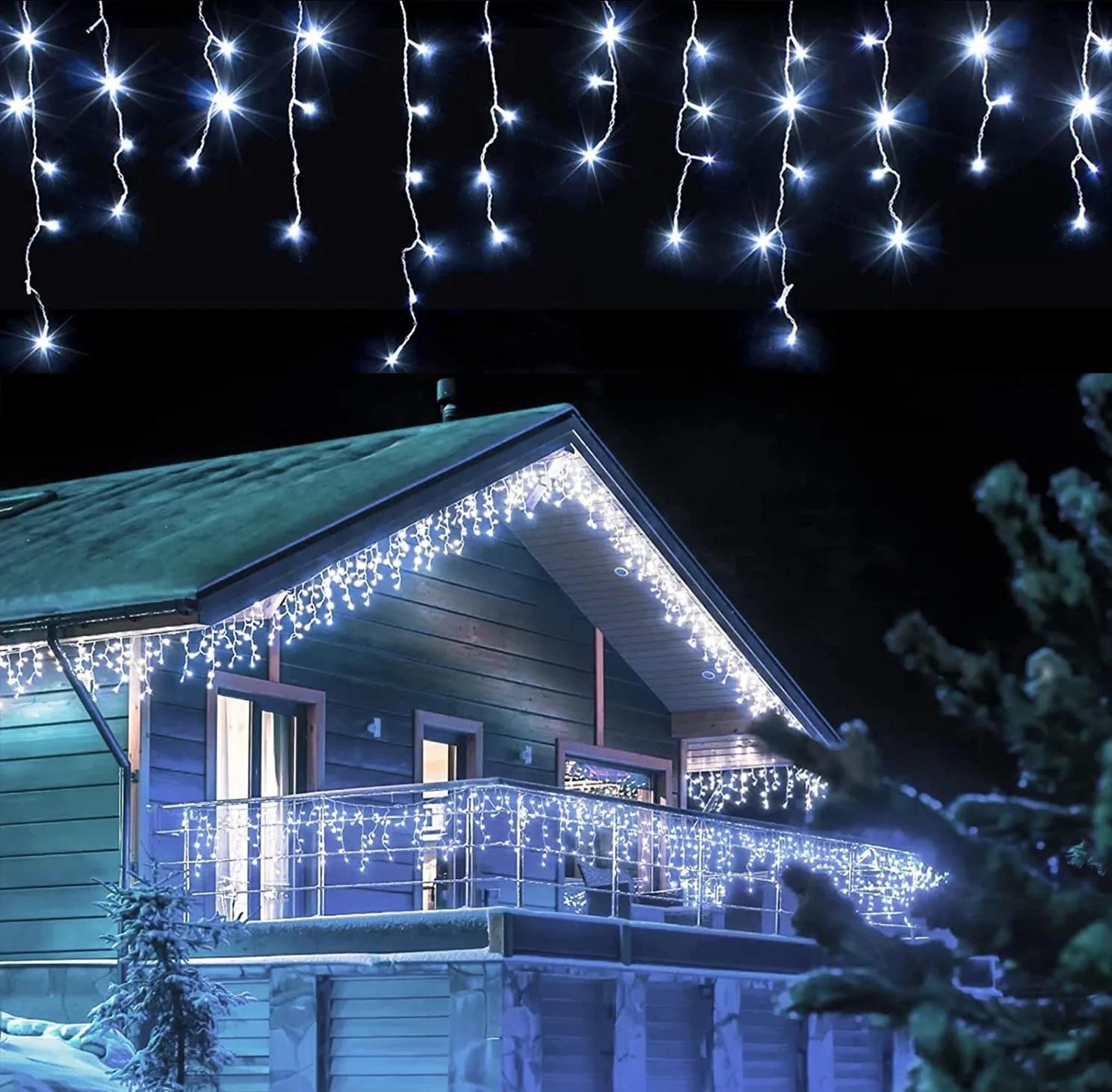 16M LED Icicle Curtain Lights With 8 Lighting Modes 8