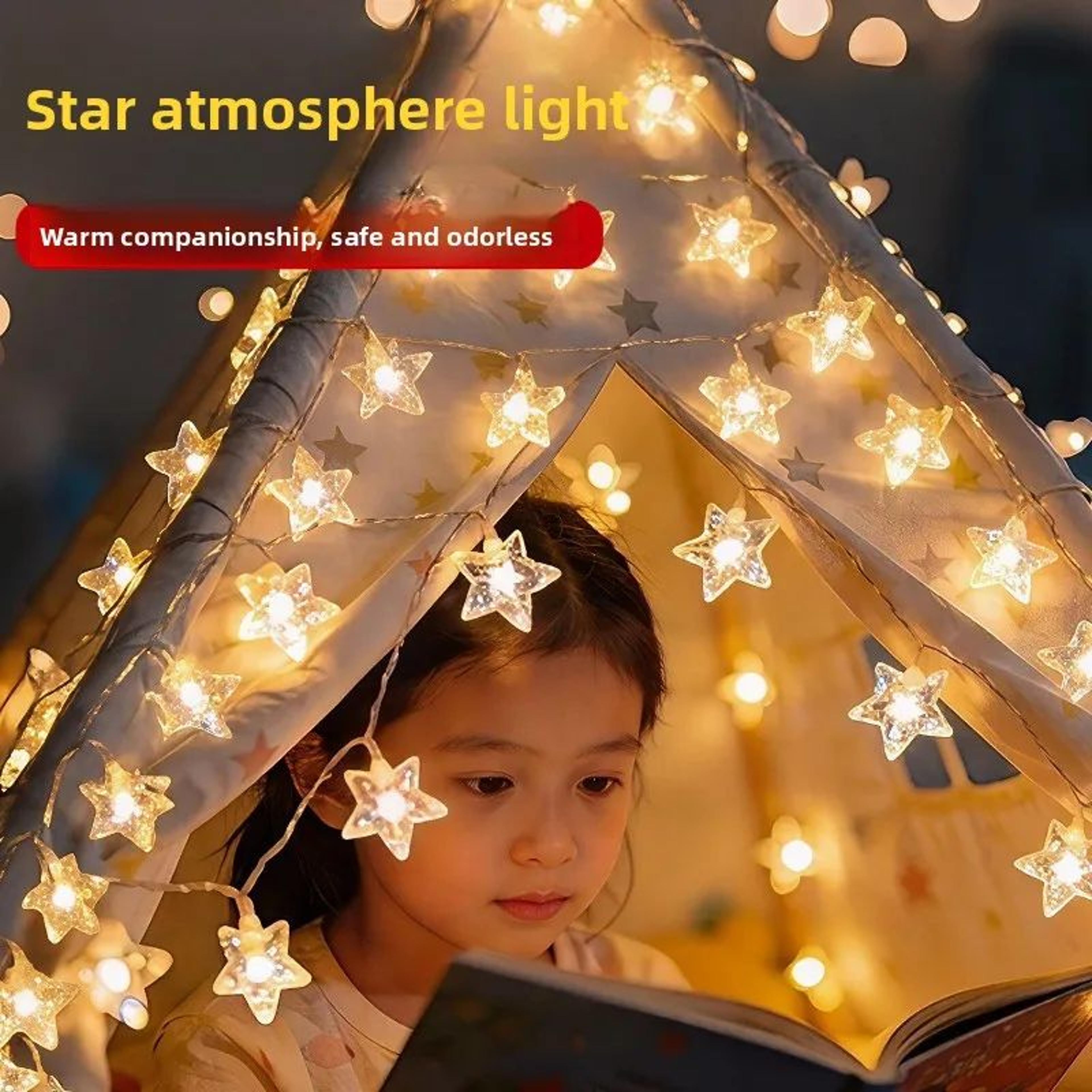 LED Star String Fairy Lights For Indoor Outdoor Decor 5