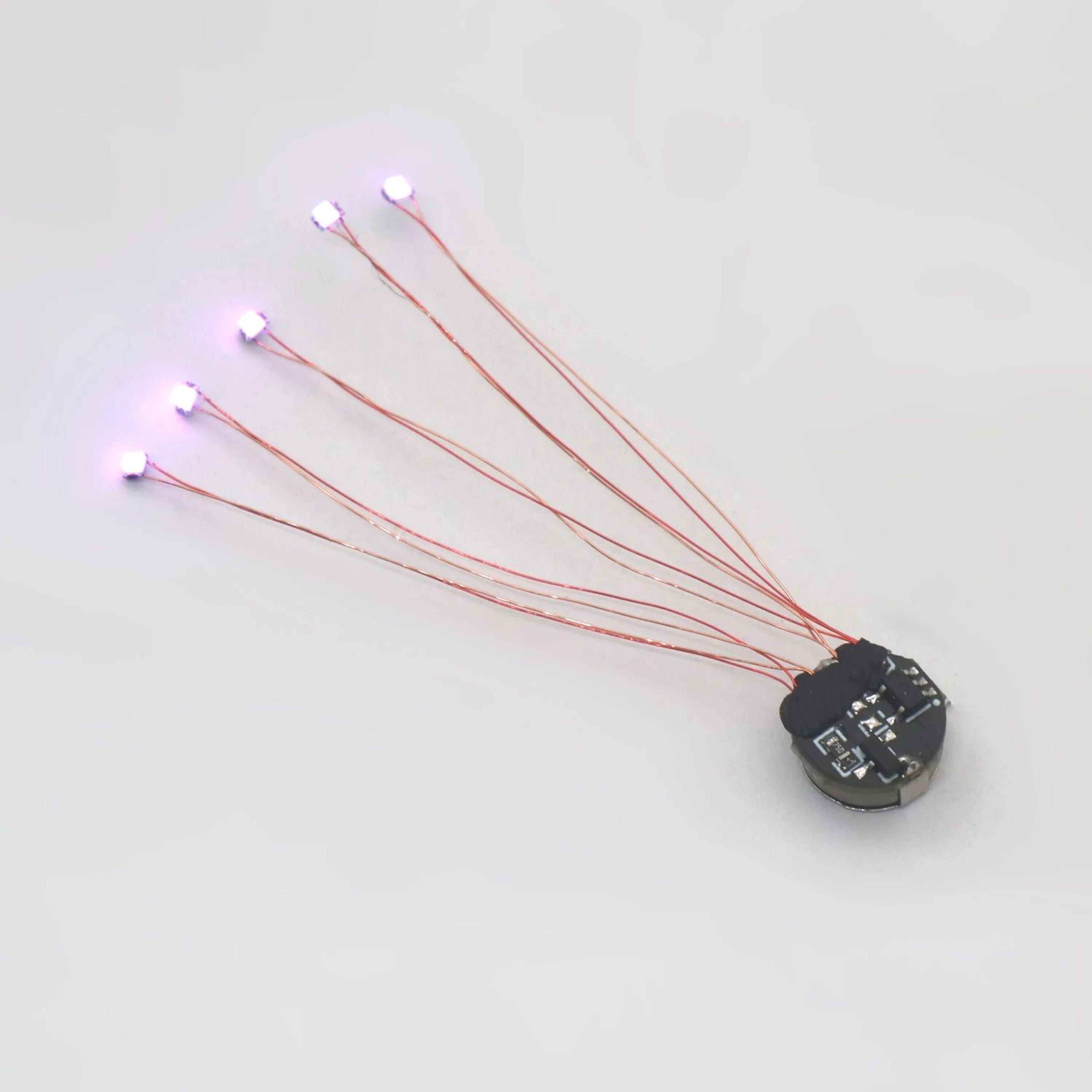 Wired LED Magnetic Control Light Kit For DIY Models 8