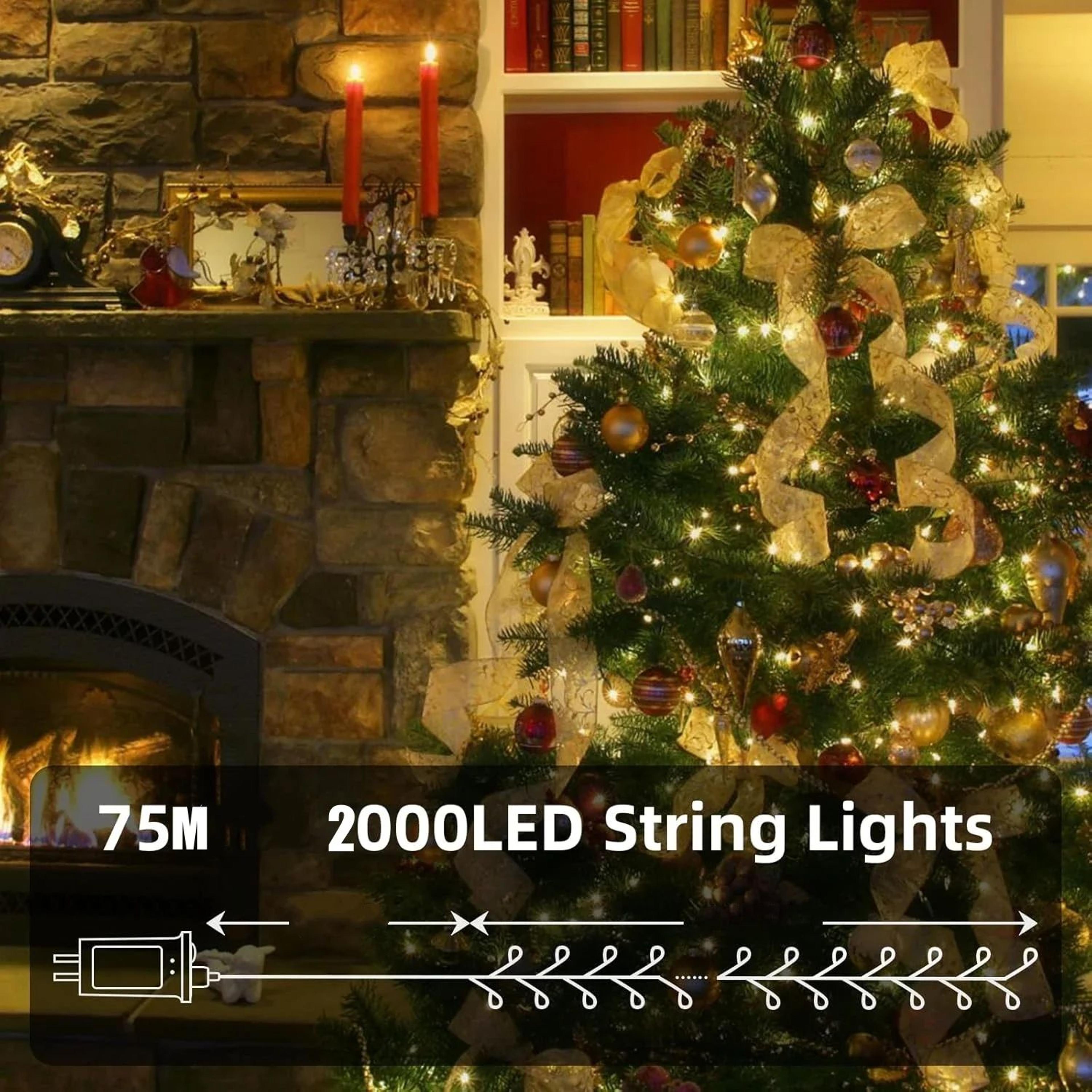 LED Firecracker Fairy String Lights With Remote Control 4