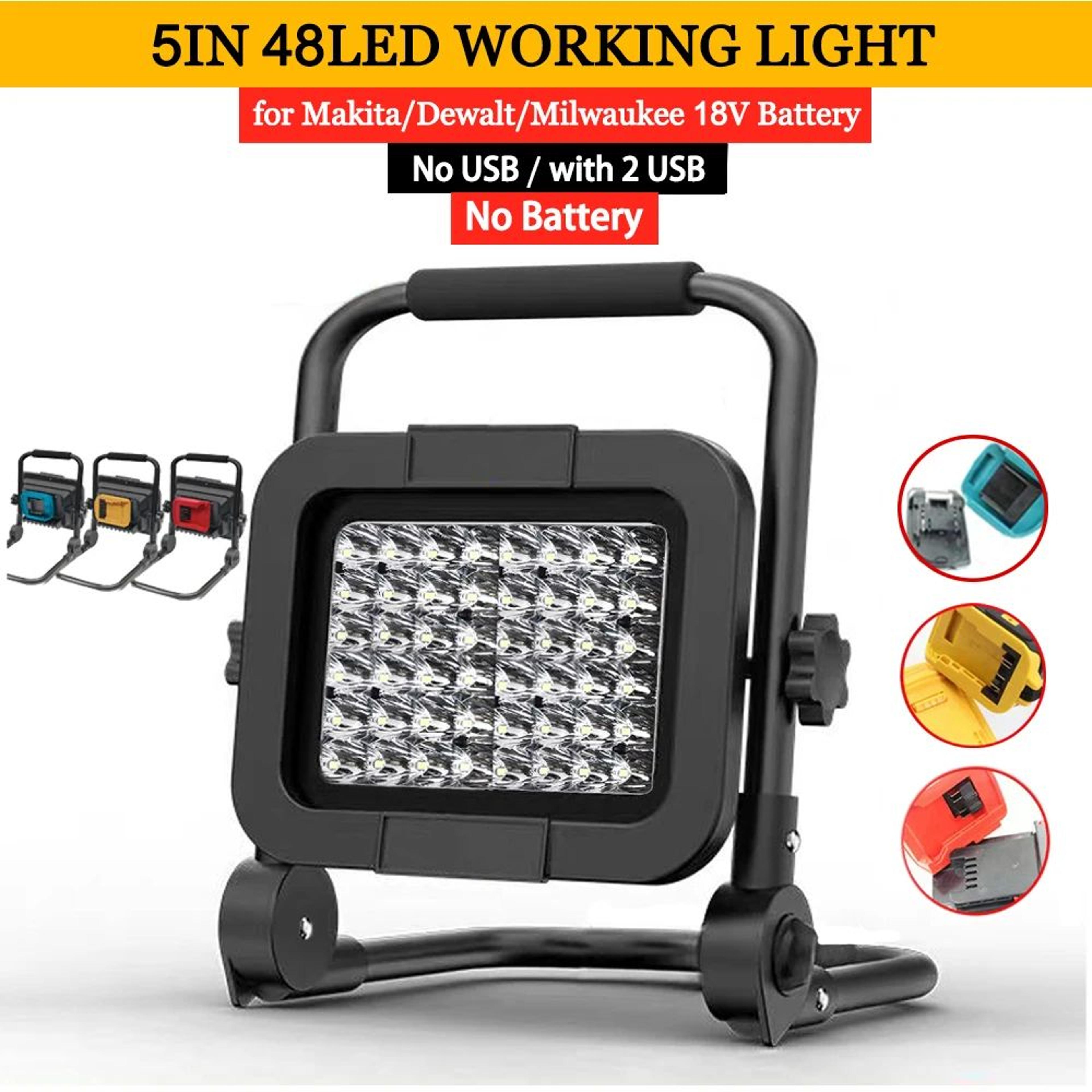 cordless led outdoor handheld work spotlight