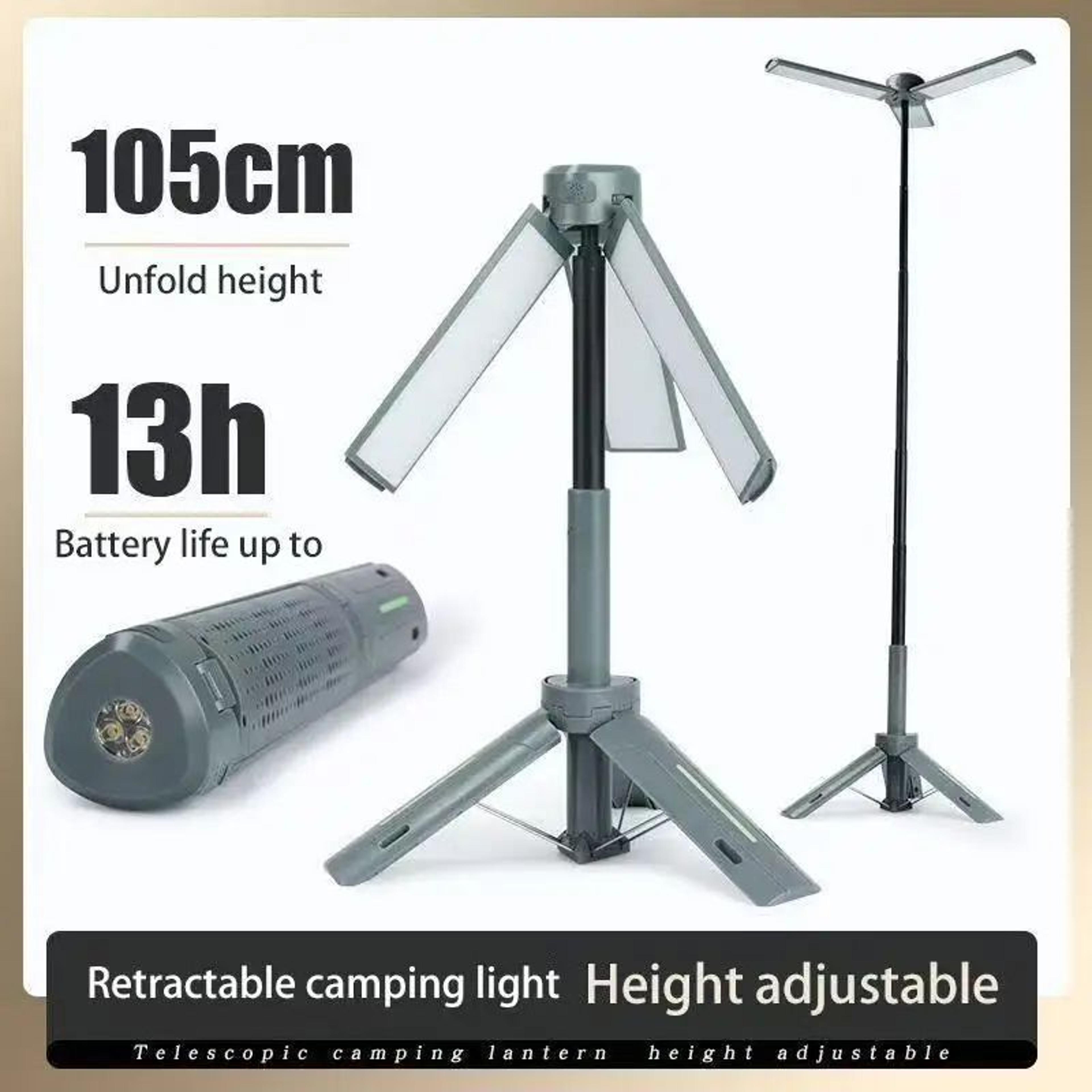 8000mah rechargeable telescopic led camping lantern