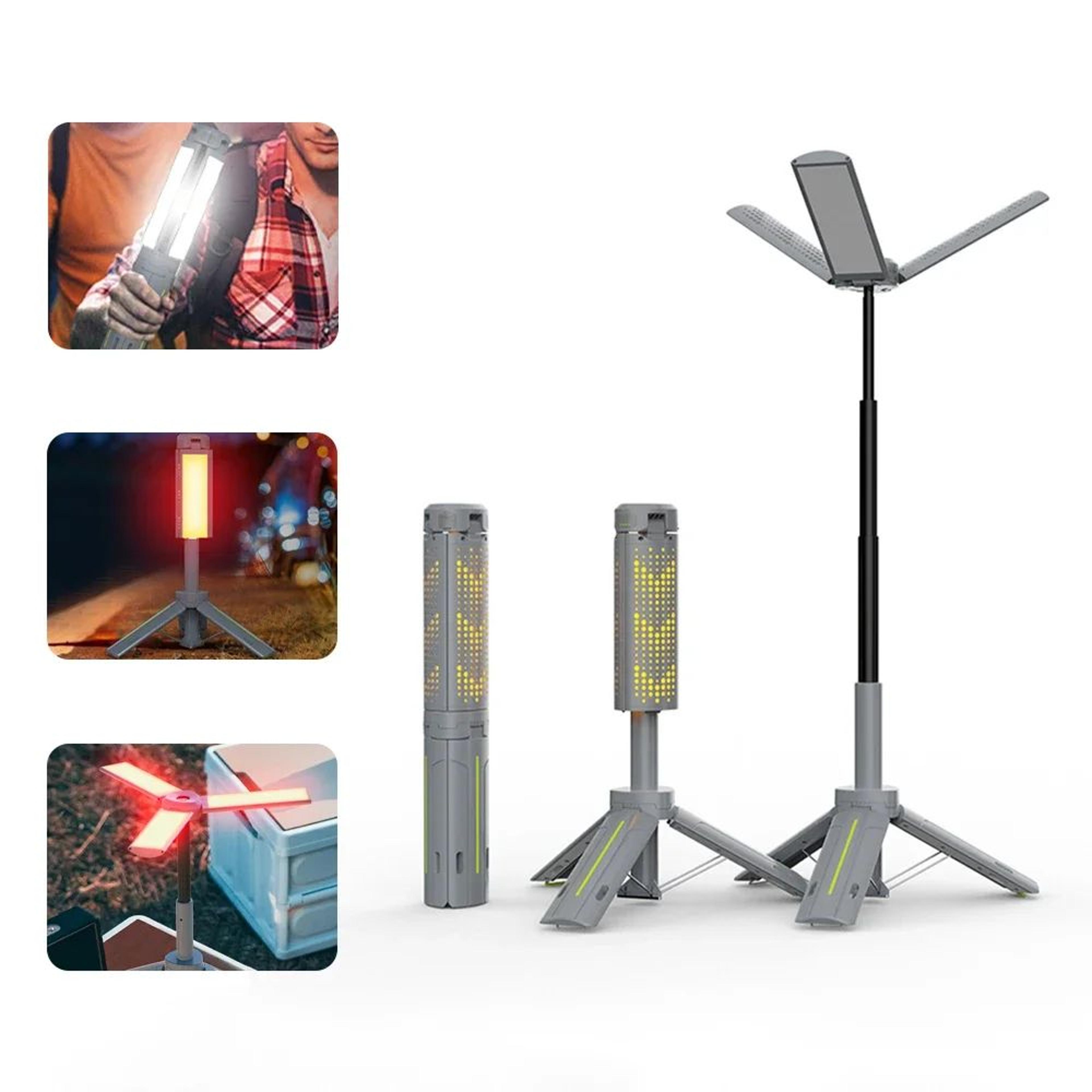 8000mAh Rechargeable Telescopic LED Camping Lantern 6
