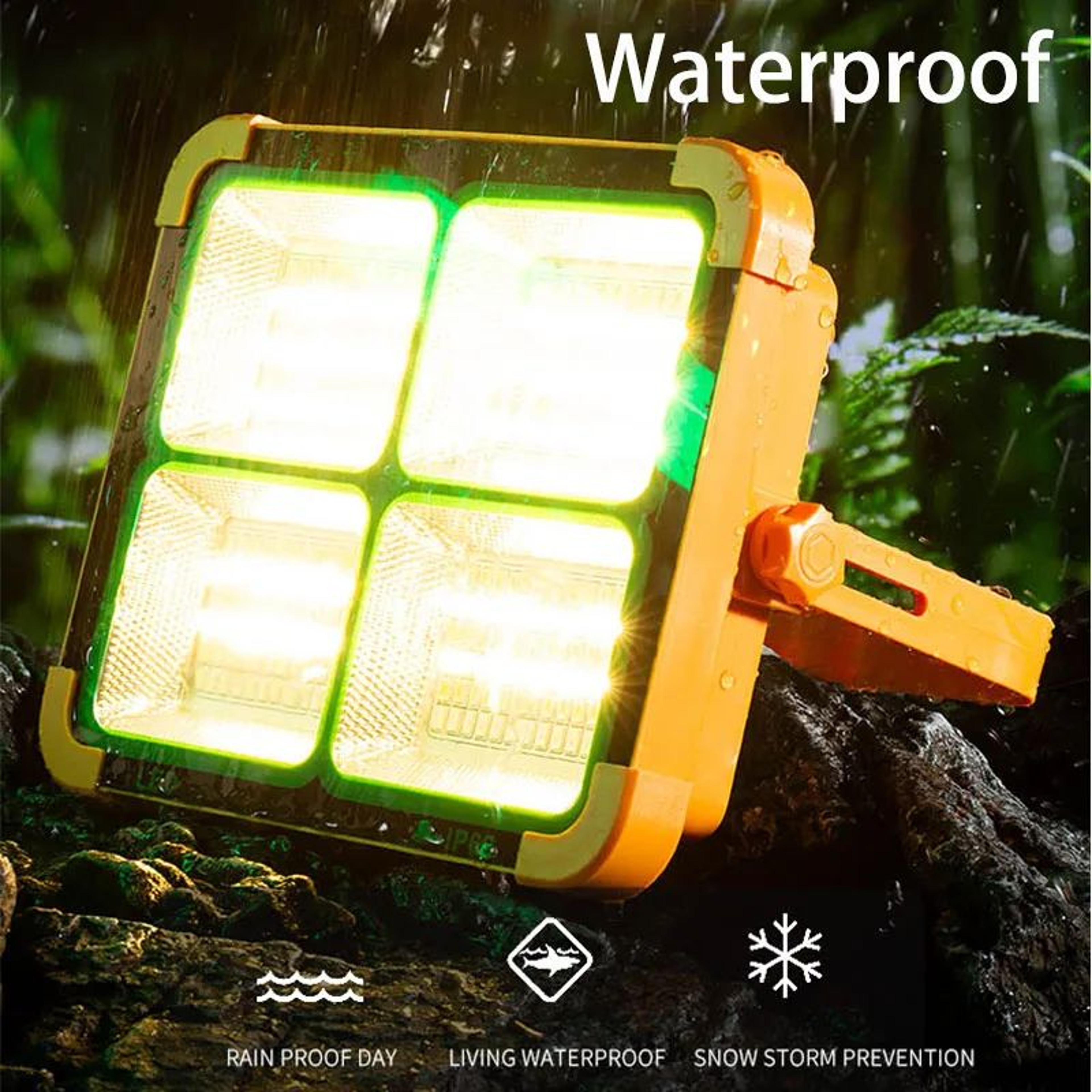Magnetic Solar Rechargeable LED Camping Lantern With Power Bank 0