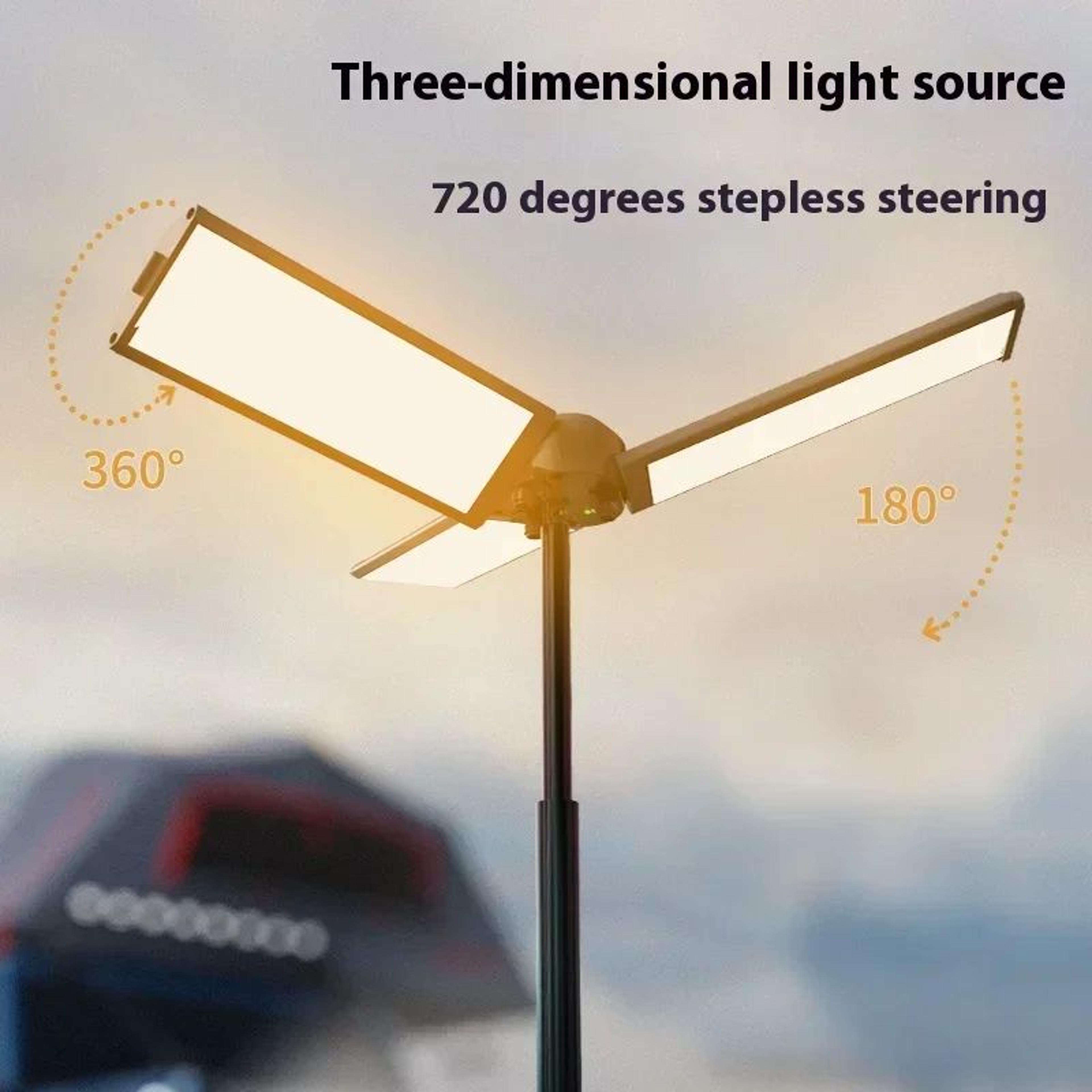 1000LM Retractable Rechargeable Camping Lantern And Work Light 3