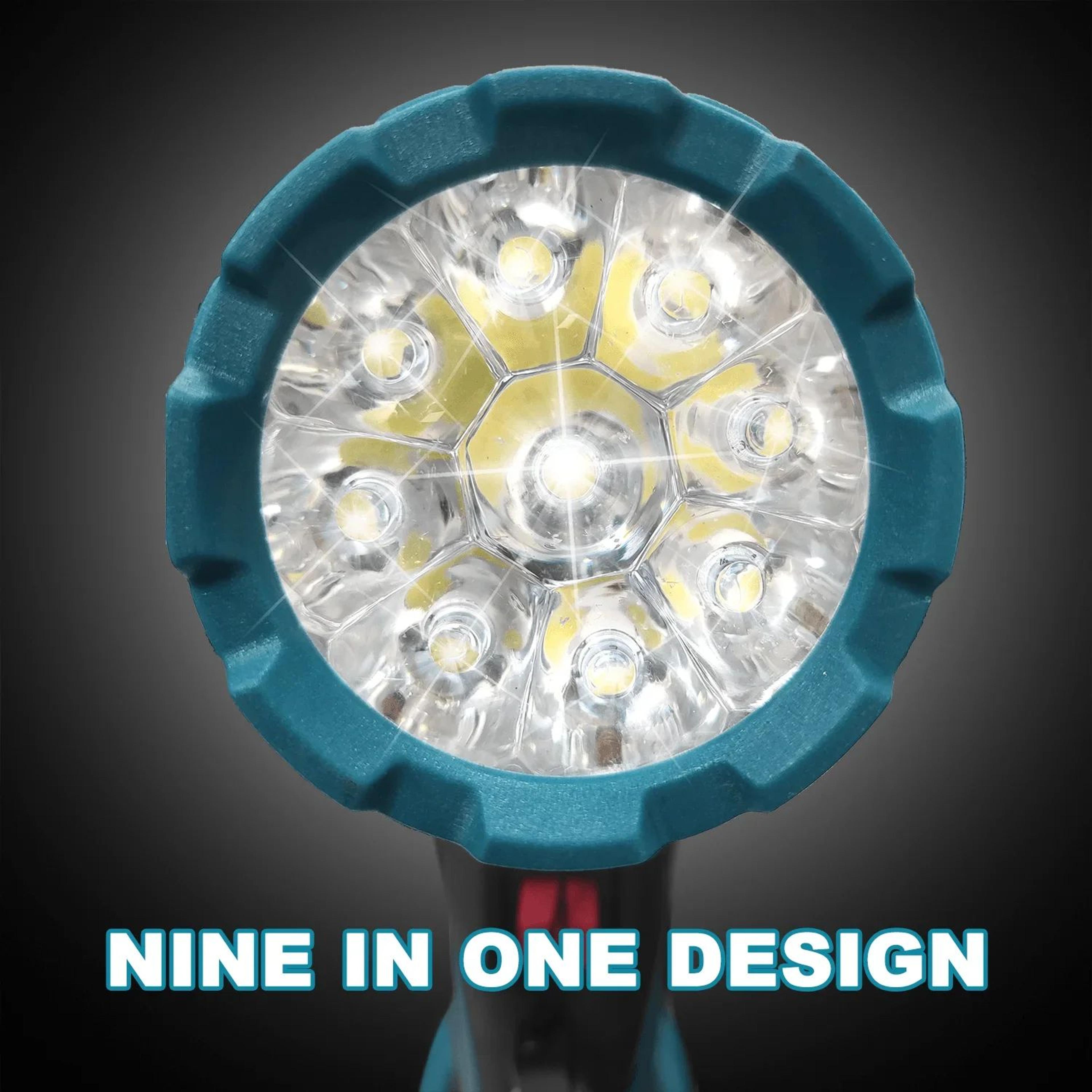 Adjustable LED Handheld Spotlight For Makita 18V Battery 2
