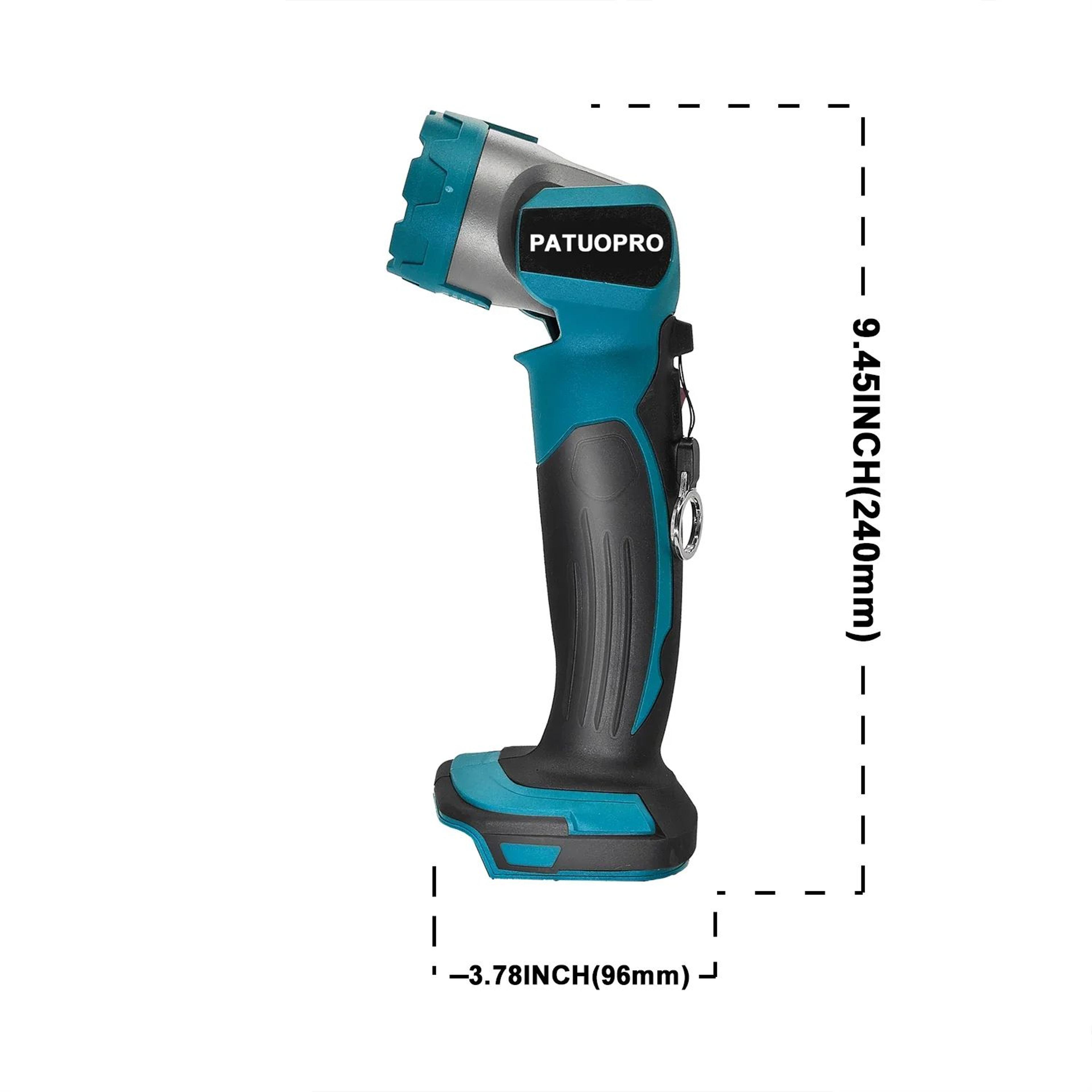 Adjustable LED Handheld Spotlight For Makita 18V Battery 1