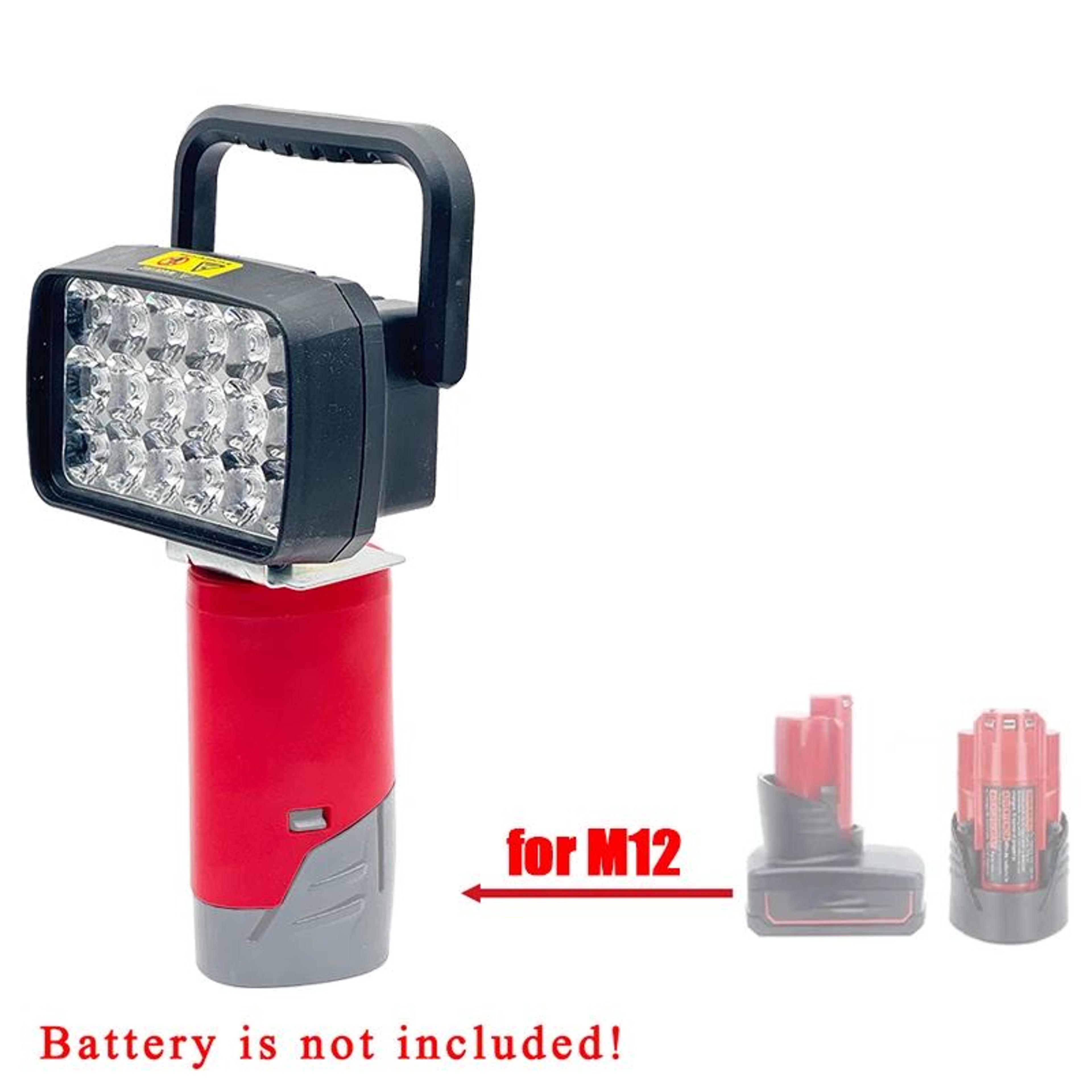 18 LED Portable Work Light For Milwaukee M12 Battery 1