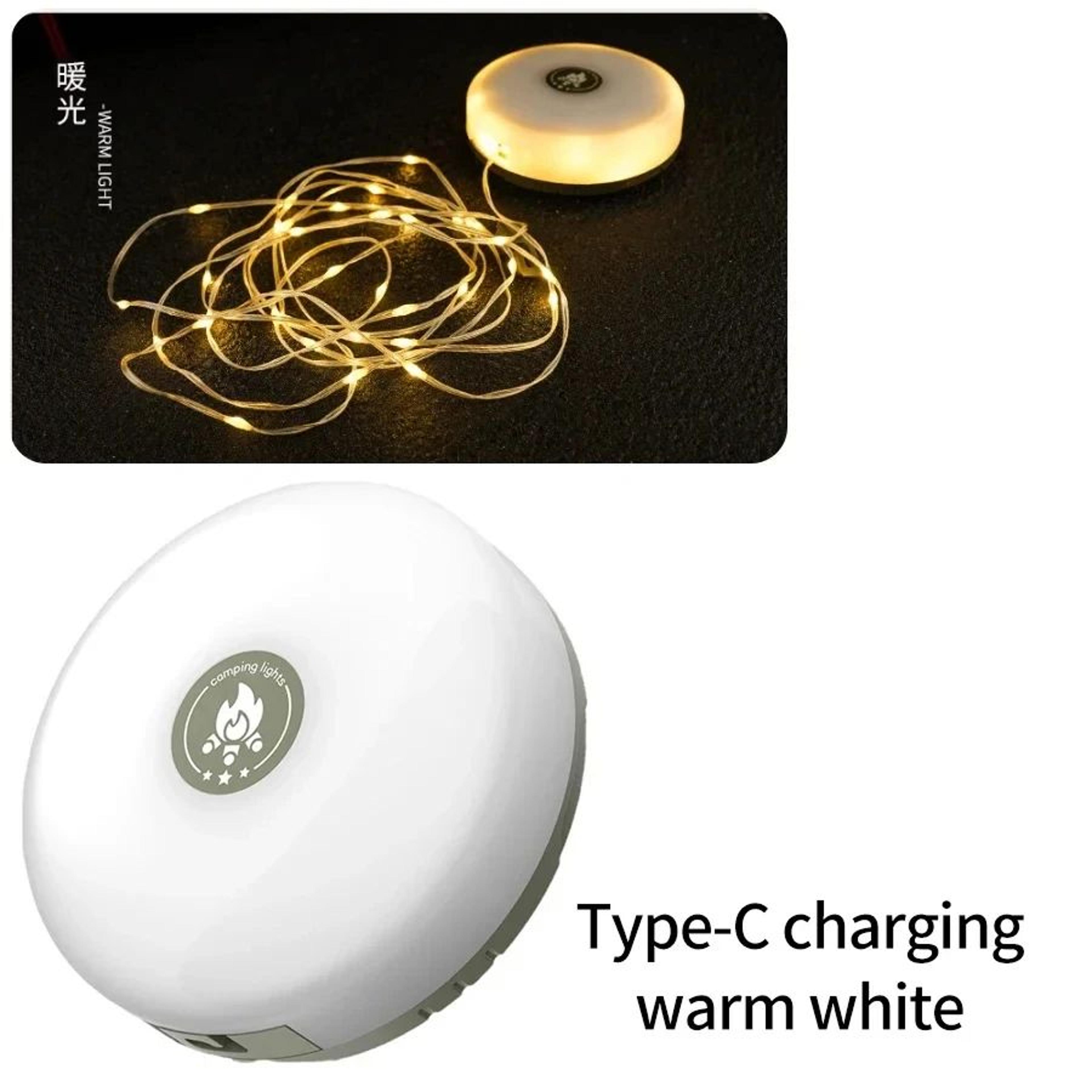 2 In 1 Waterproof Portable Camping String Lights 9