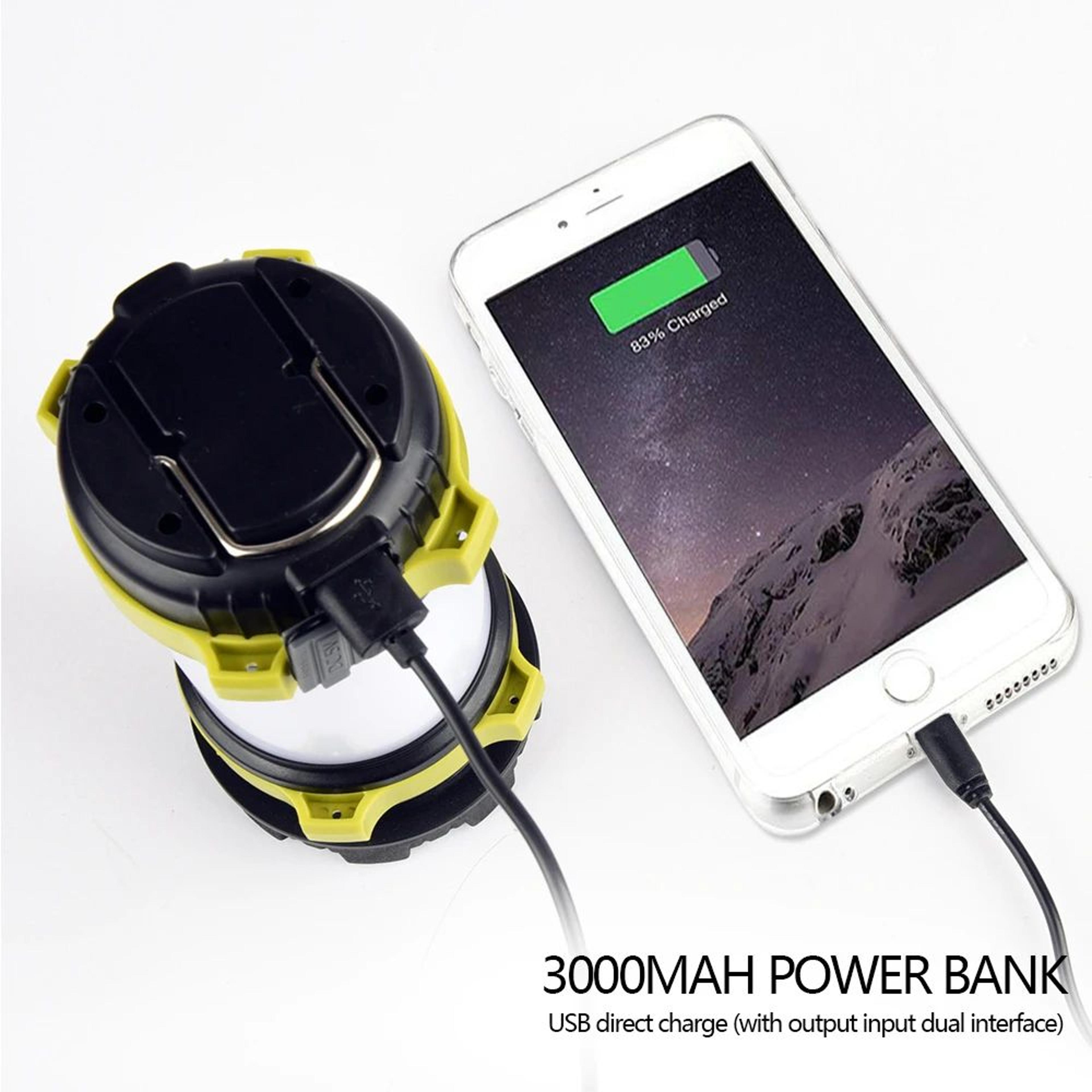 ZK30 8000 Lumen USB Rechargeable LED Searchlight And Camping Lantern 5