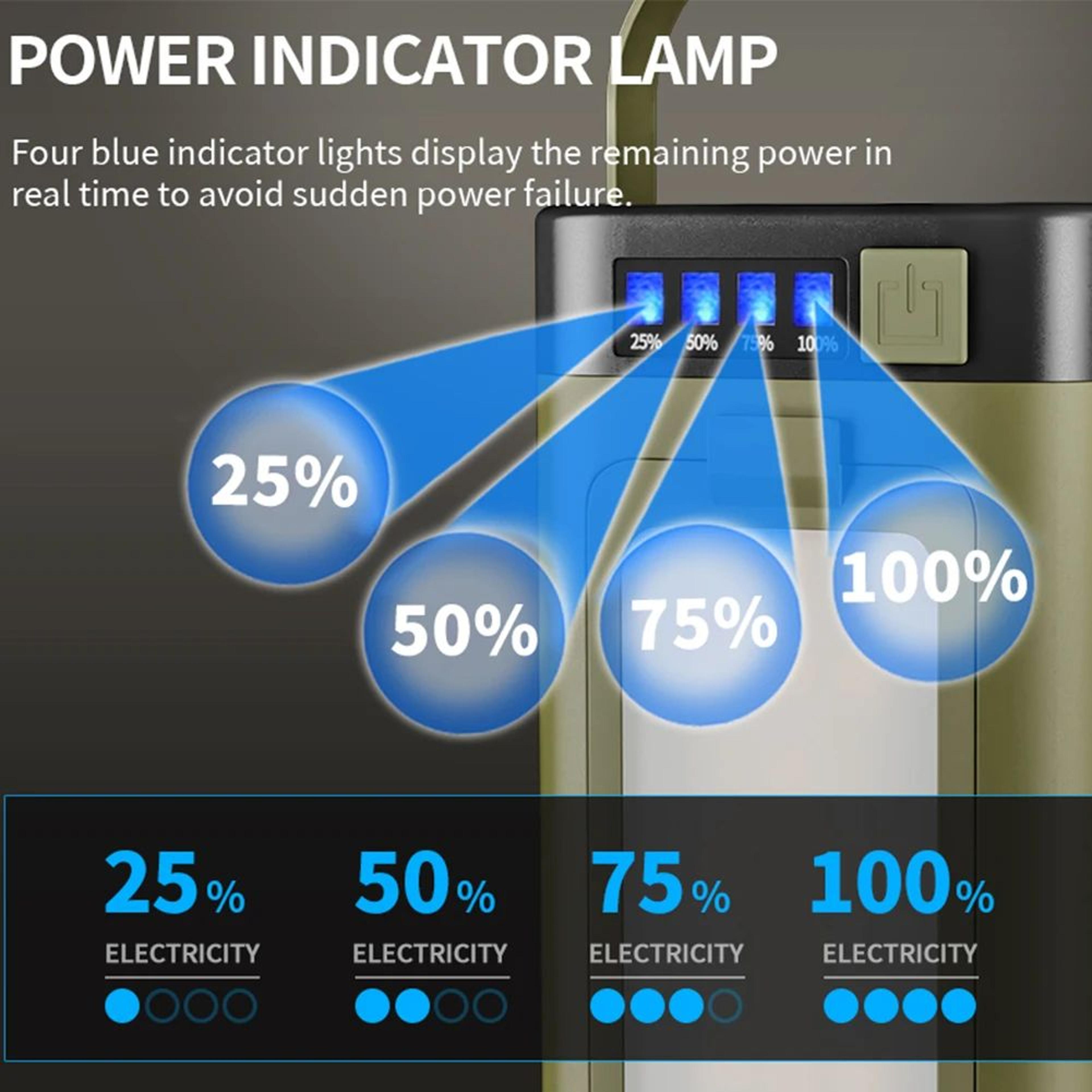 Foldable Rechargeable LED Camping Lantern With Power Bank 11