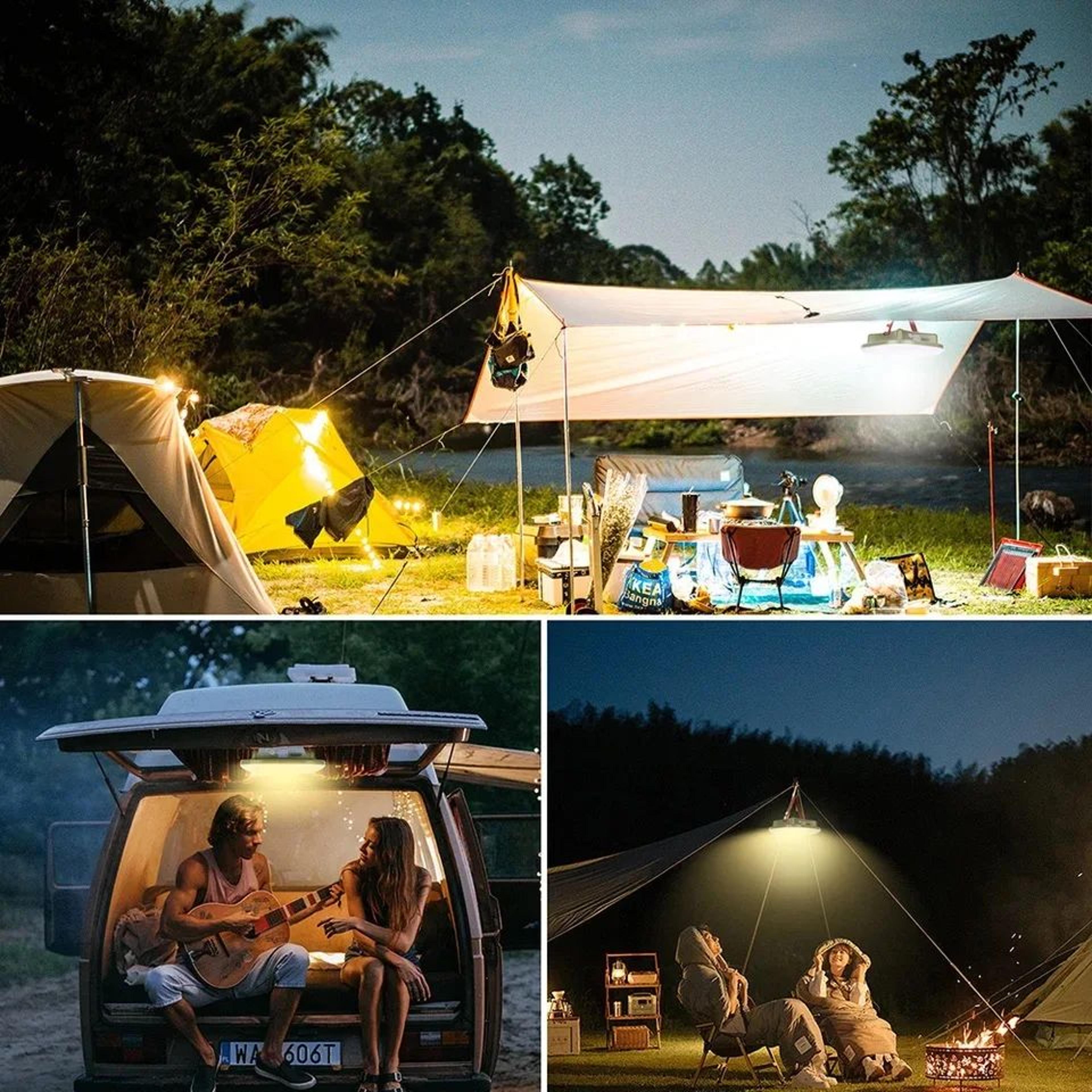 20000mAh Solar Rechargeable Camping Lantern With Power Bank 2