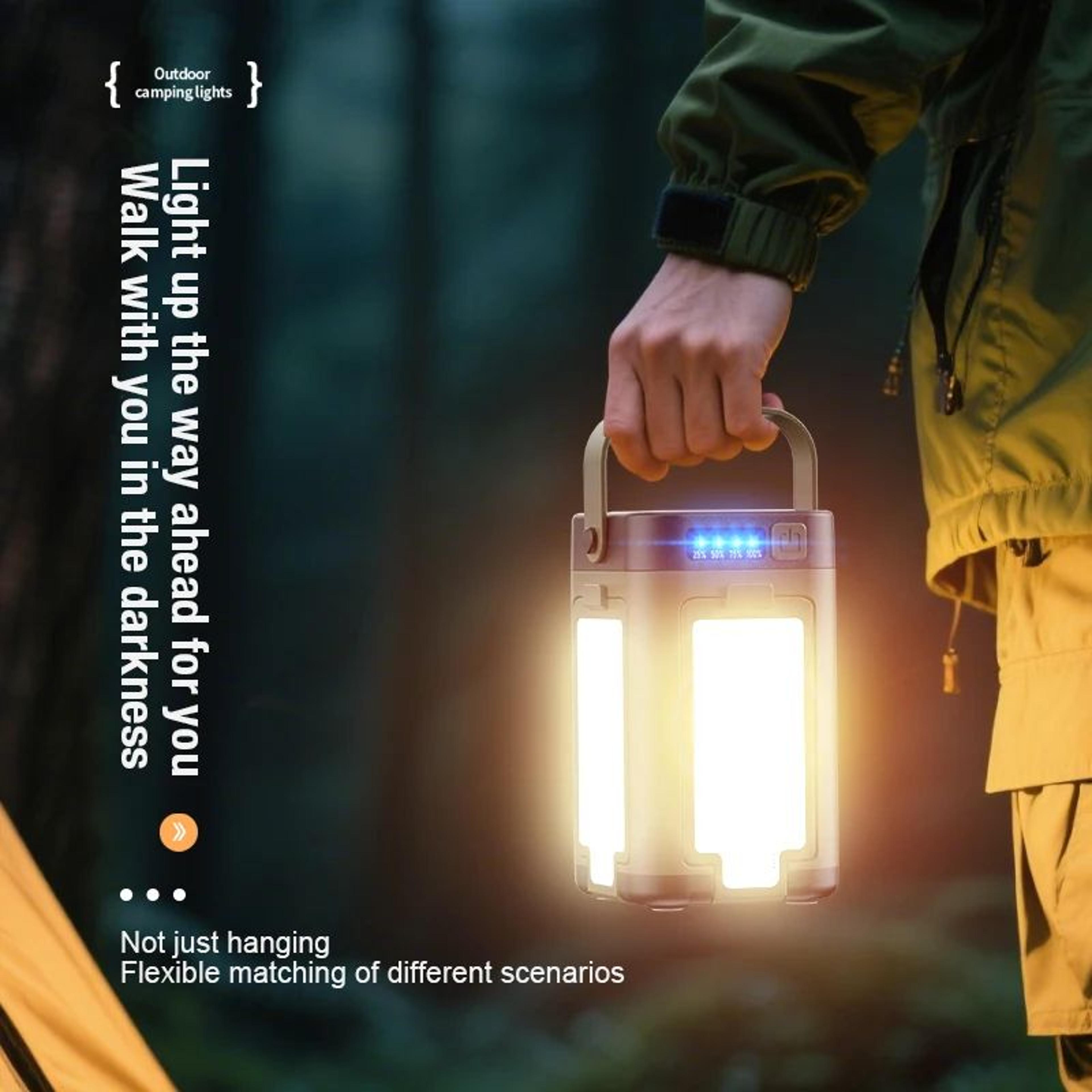 Portable Type C Rechargeable LED Hanging Camping Tent Light 5