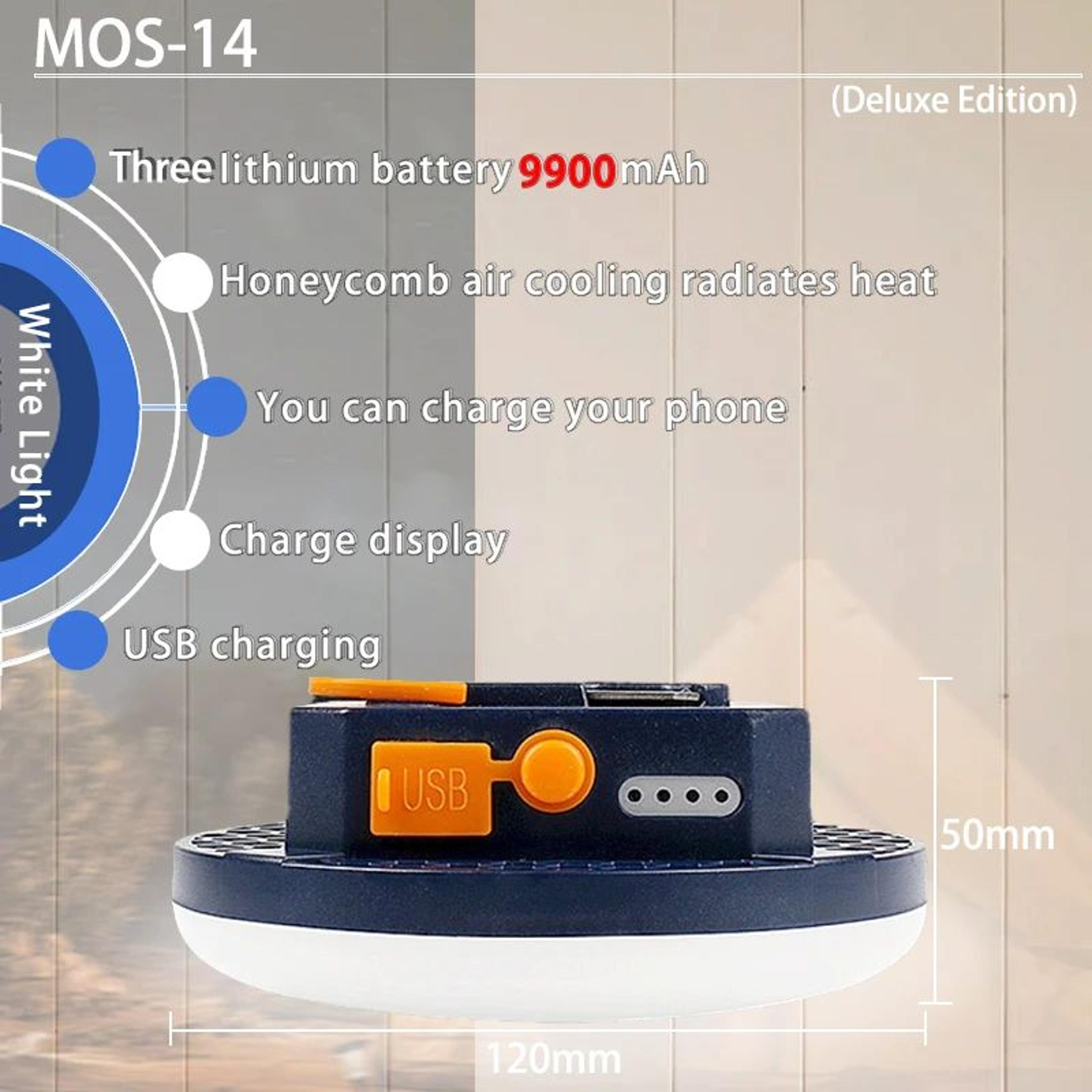 MOSLIGHTING 15W 30W Portable LED Camping Light 7