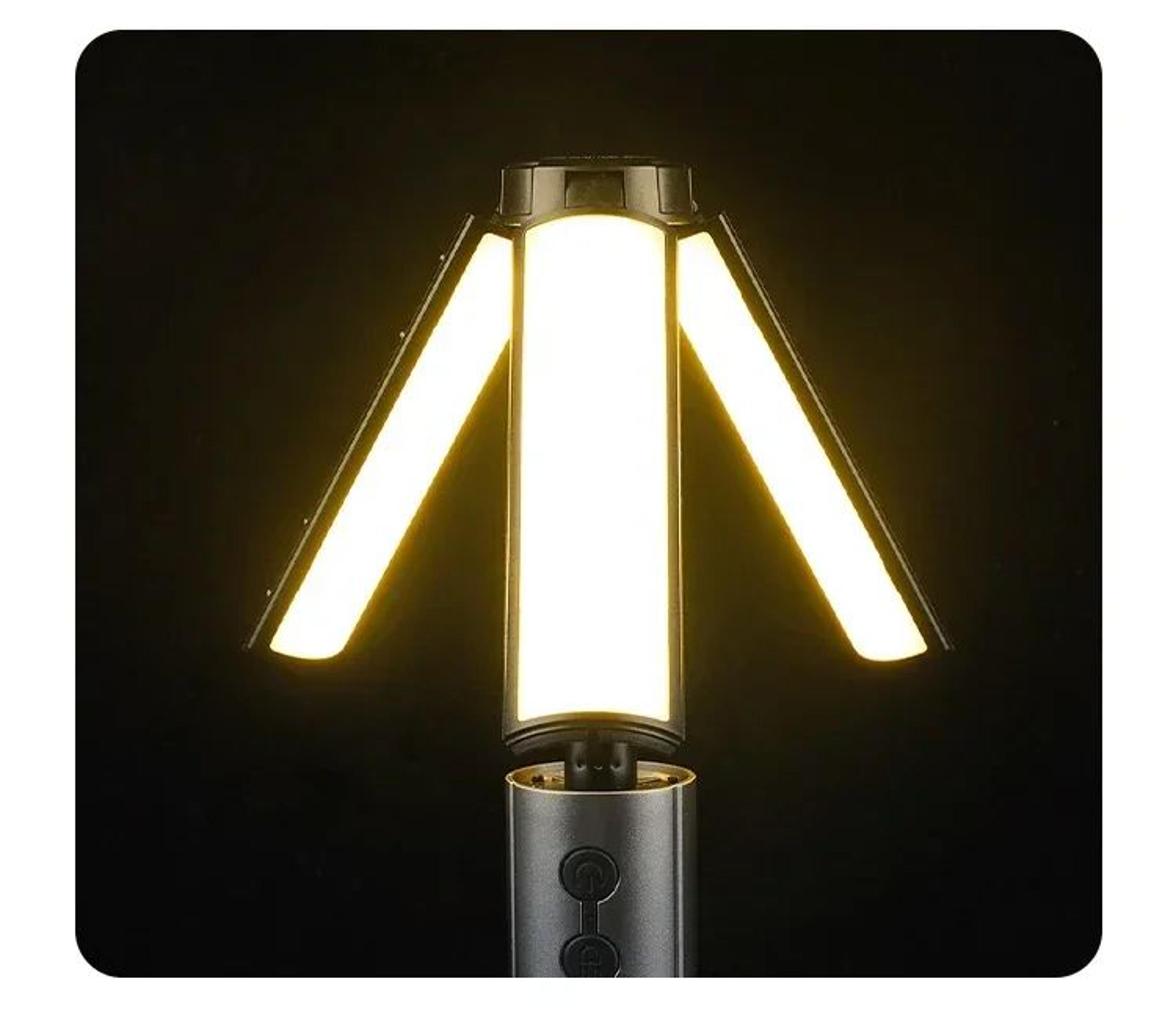 8000mAh Telescopic Rechargeable Camping Lantern With Flashlight 10