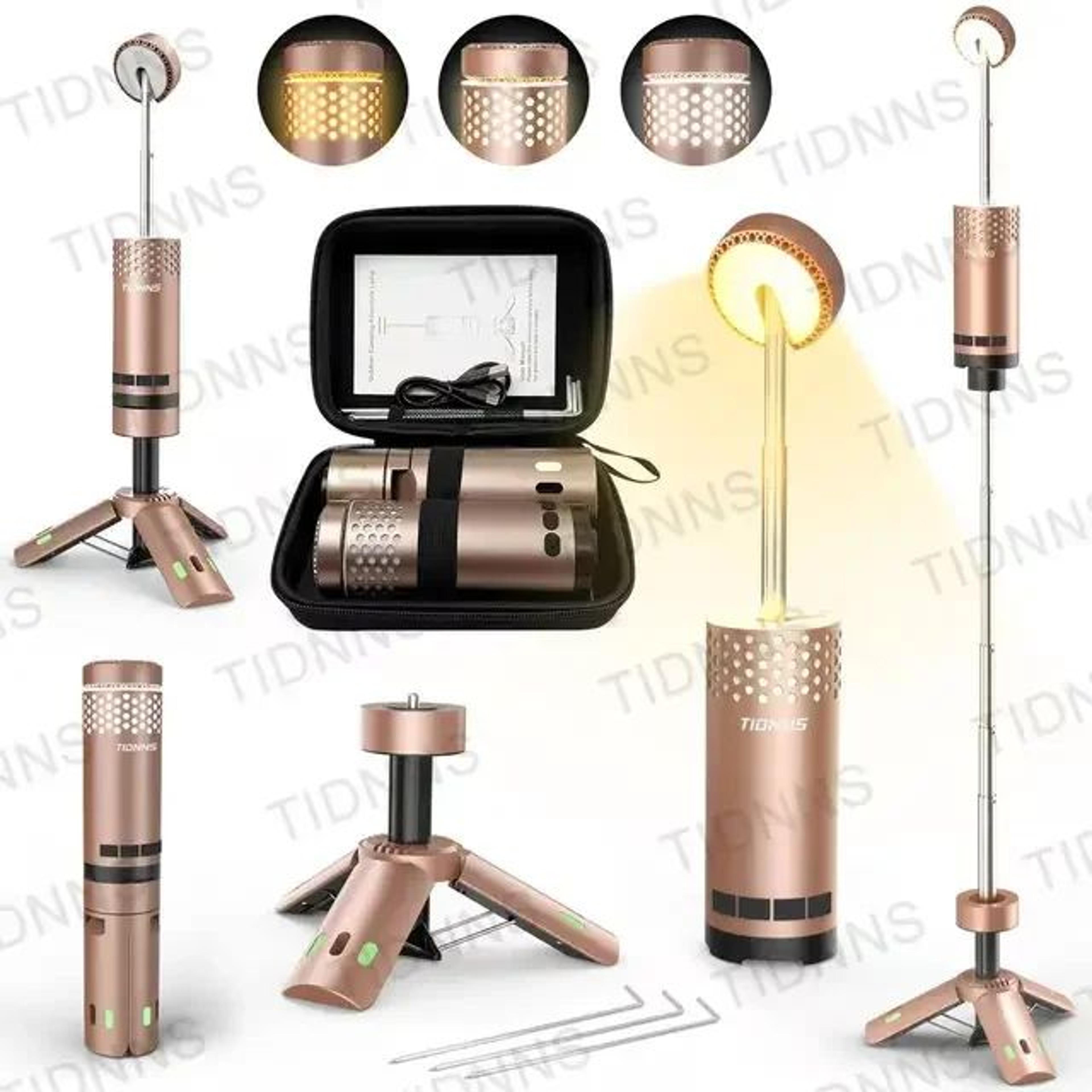 Rechargeable Telescopic LED Camping Flashlight And Table Lamp 8